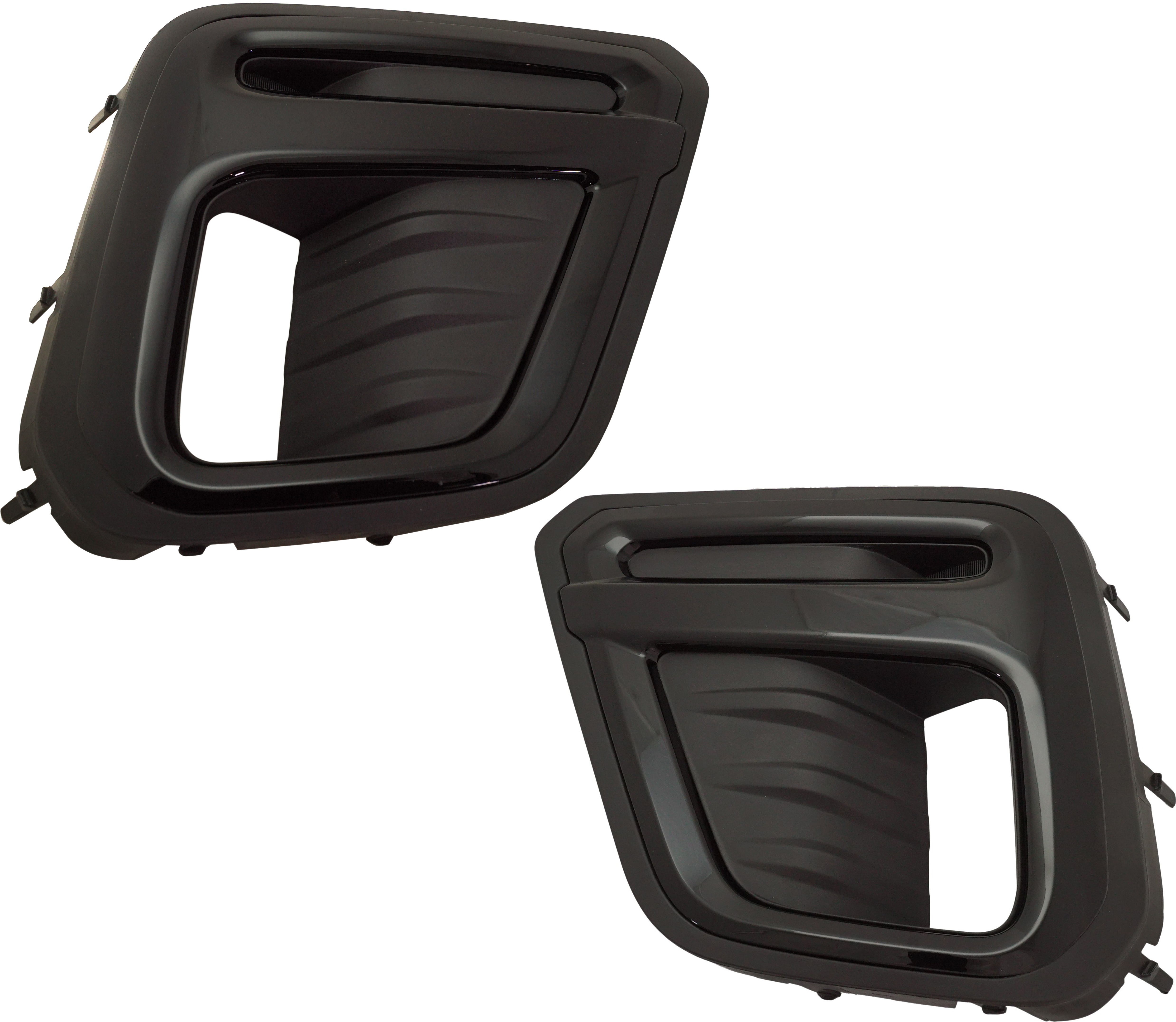 AM FORESTER 19-19 FRONT FOG LAMP MOLDING RH AND LH Black SKU SET RS10820009 Partslink SU1038119 SU1039119 OEM 57731SJ140-57731SJ150