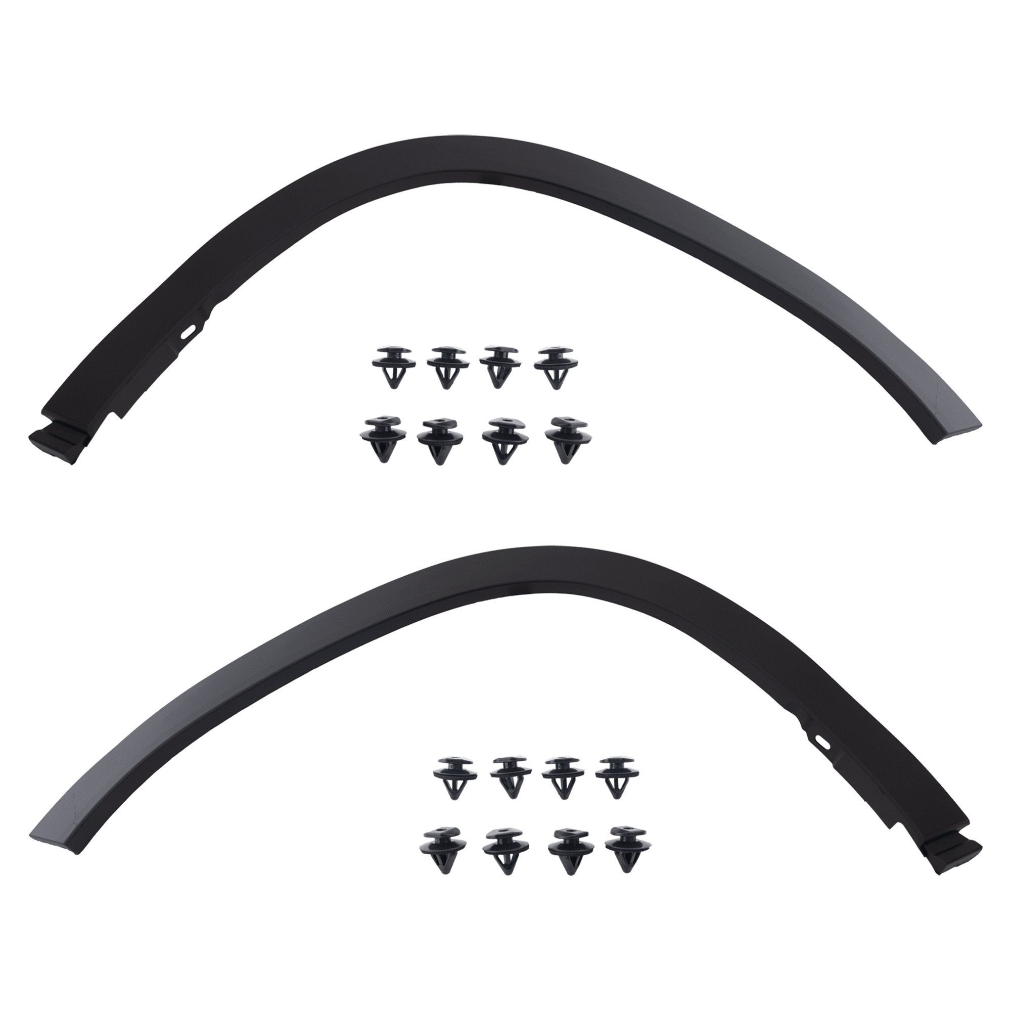 AM ASCENT 19-23 FRONT WHEEL OPENING MOLDING RH AND LH Textured Adhesive SKU SET RS22130025 Partslink SU1290104 SU1291104 OEM 91112XC00B 91112XC01B