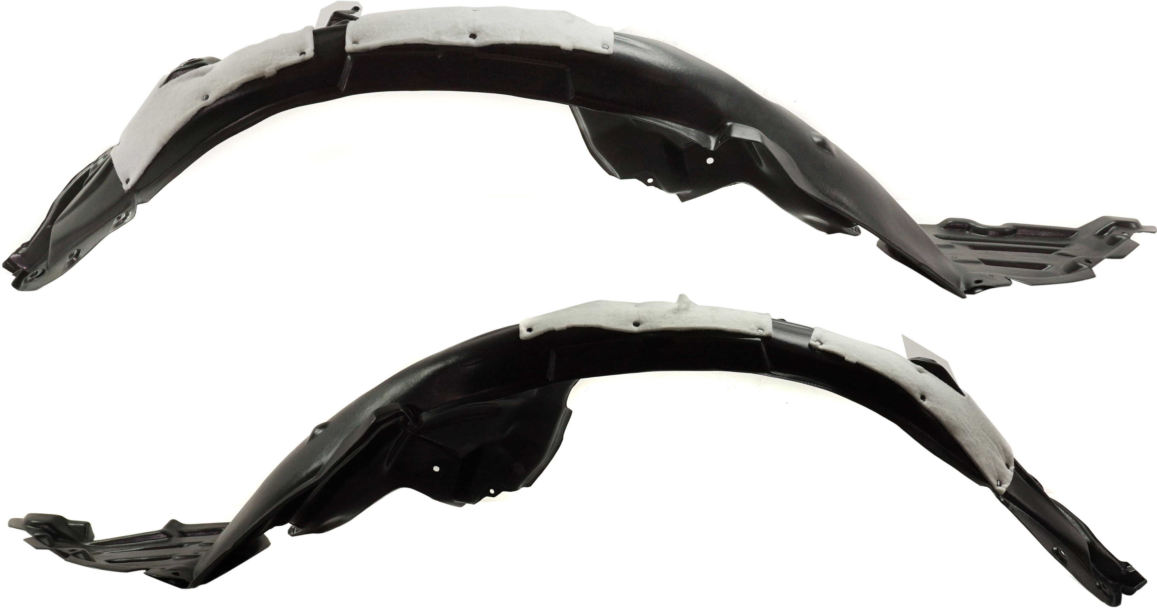 AM ASCENT 19-23 FRONT FENDER LINER RH AND LH Plastic Vacuum Form w Insulation Foam SKU SET RS22210007 Partslink SU1248136 SU1249136 OEM 59110XC00A PFM 59110XC01A PFM