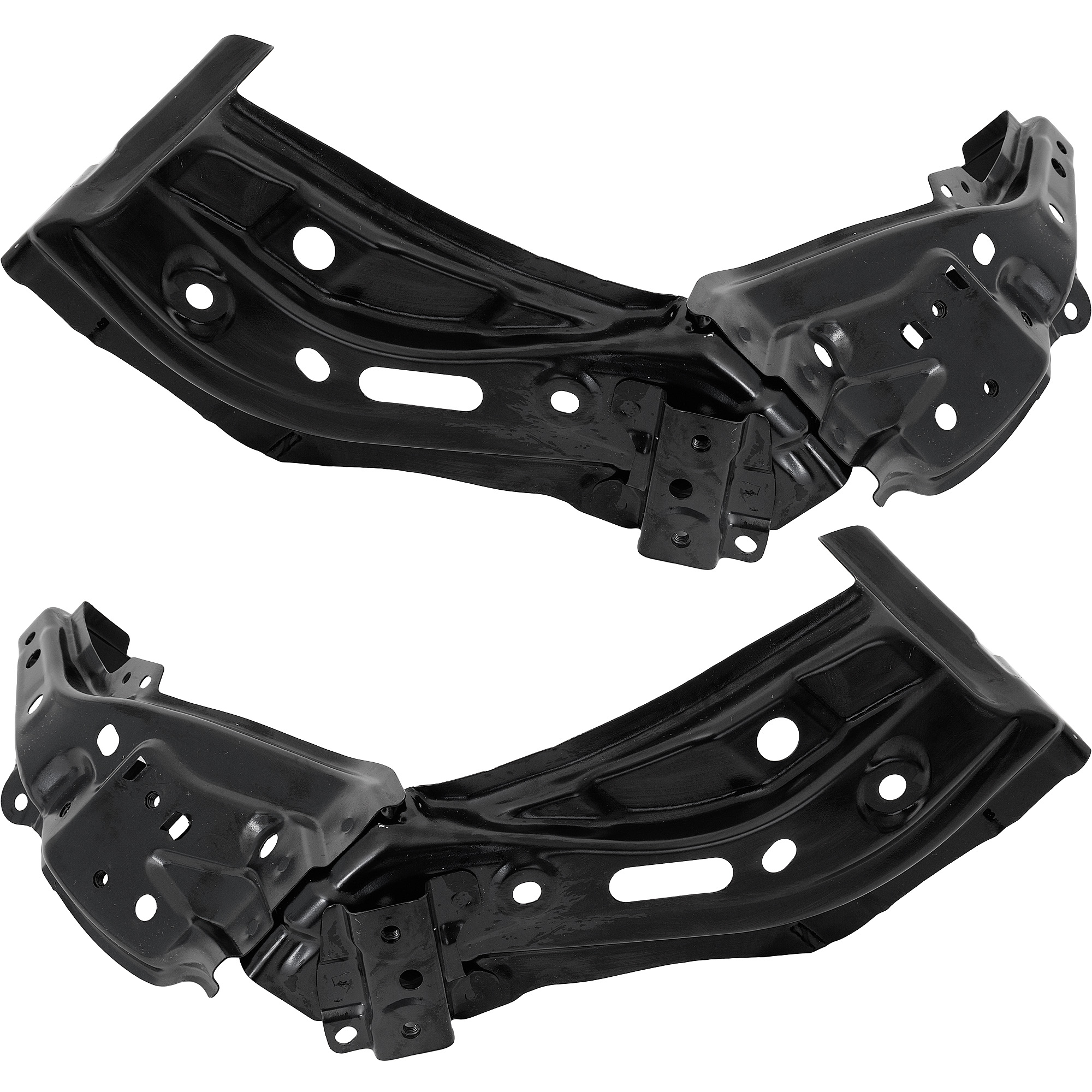 AM FORESTER 14-18 RADIATOR SUPPORT BRACKET RH AND LH CAPA SKU SET RS25270007Q Partslink SU1247101C SU1246101C OEM 51610SG1209P 51610SG1309P