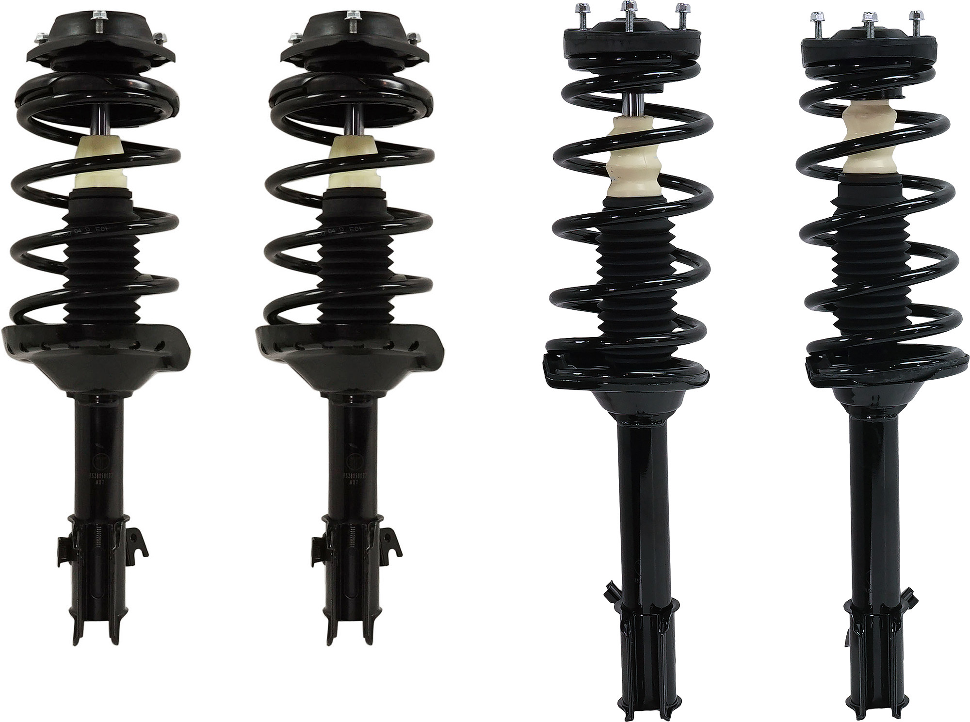 AM FORESTER 04-05 FRONT AND REAR FULLY LOADED STRUT RH AND LH Set of 4 Gas Charged Twin tube SKU SET RS28050031-4 OEM 92140283 LS5390462L 1331583L 2