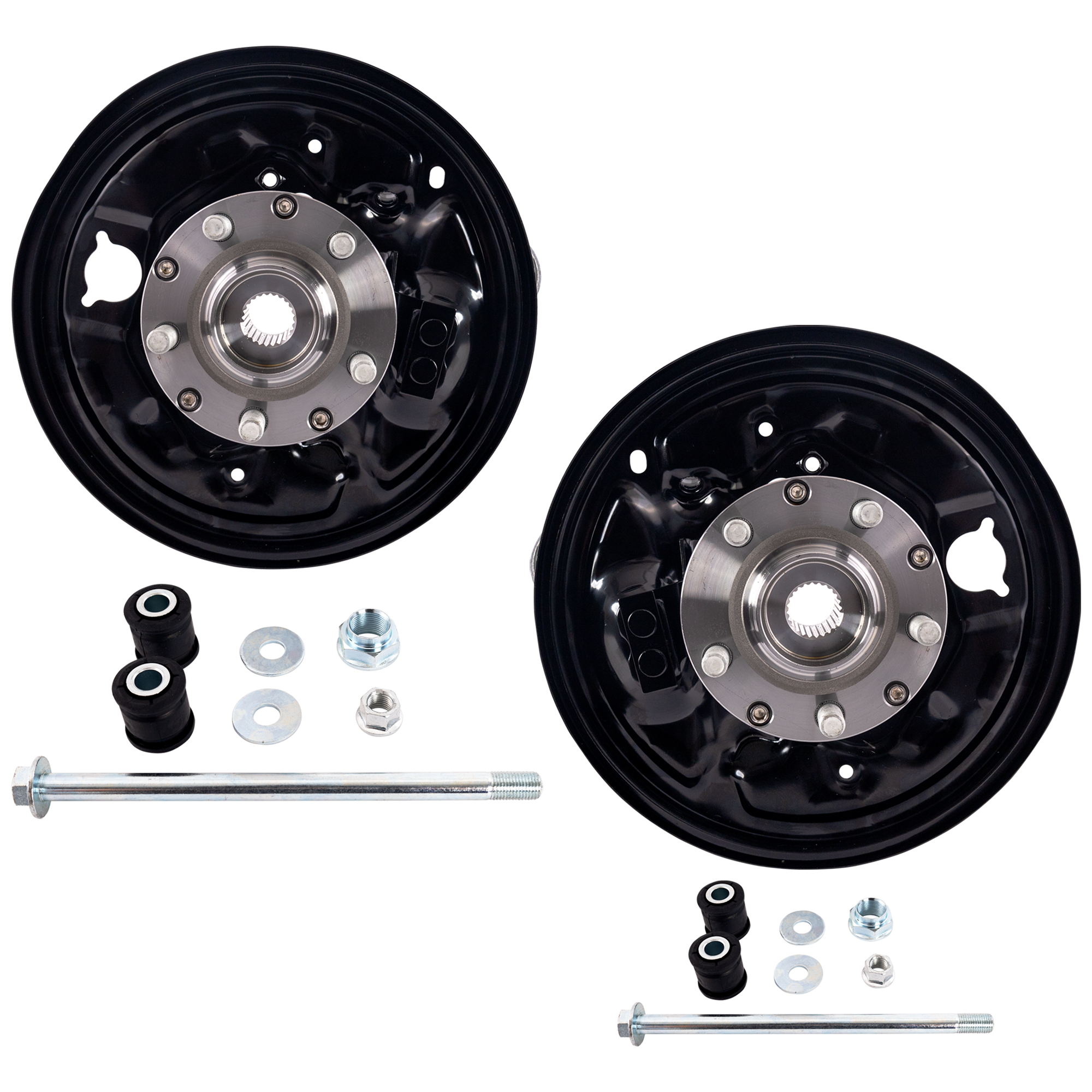 AM FORESTER 01-08 REAR KNUCKLE RH AND LH w Rear Drum Brakes SKU SET RS28080003 OEM 26655FA000-28016AA030-28419FE0