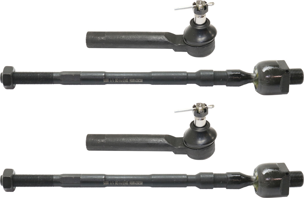 AM LEGACY OUTBACK 05-09 FRONT TIE ROD END RH AND LH Inner and Outer SKU SET RS28210006-4 OEM 1014585-2693389-4012052-34141A