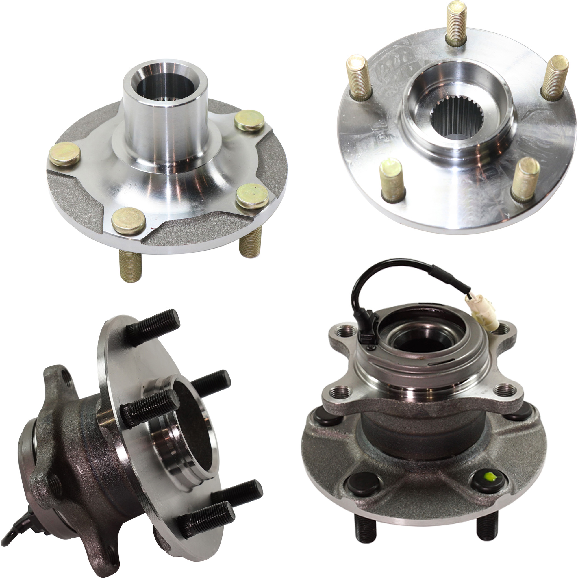 AM SX4-07-13 FRONT AND REAR HUB ASSEMBLY RH AND LH 5 Studs All Wheel Drive SKU SET RS28370001-4 A OEM 4342080801