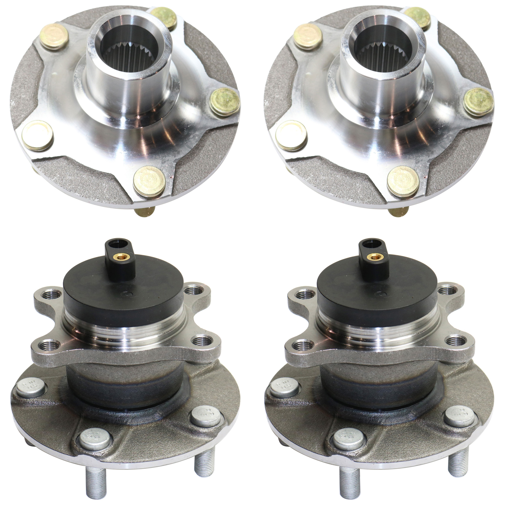 AM SX4-08-13 FRONT AND REAR HUB ASSEMBLY RH AND LH 5 Studs Front Wheel Drive SKU SET RS28370001-4 OEM 4340280J02-4342080801