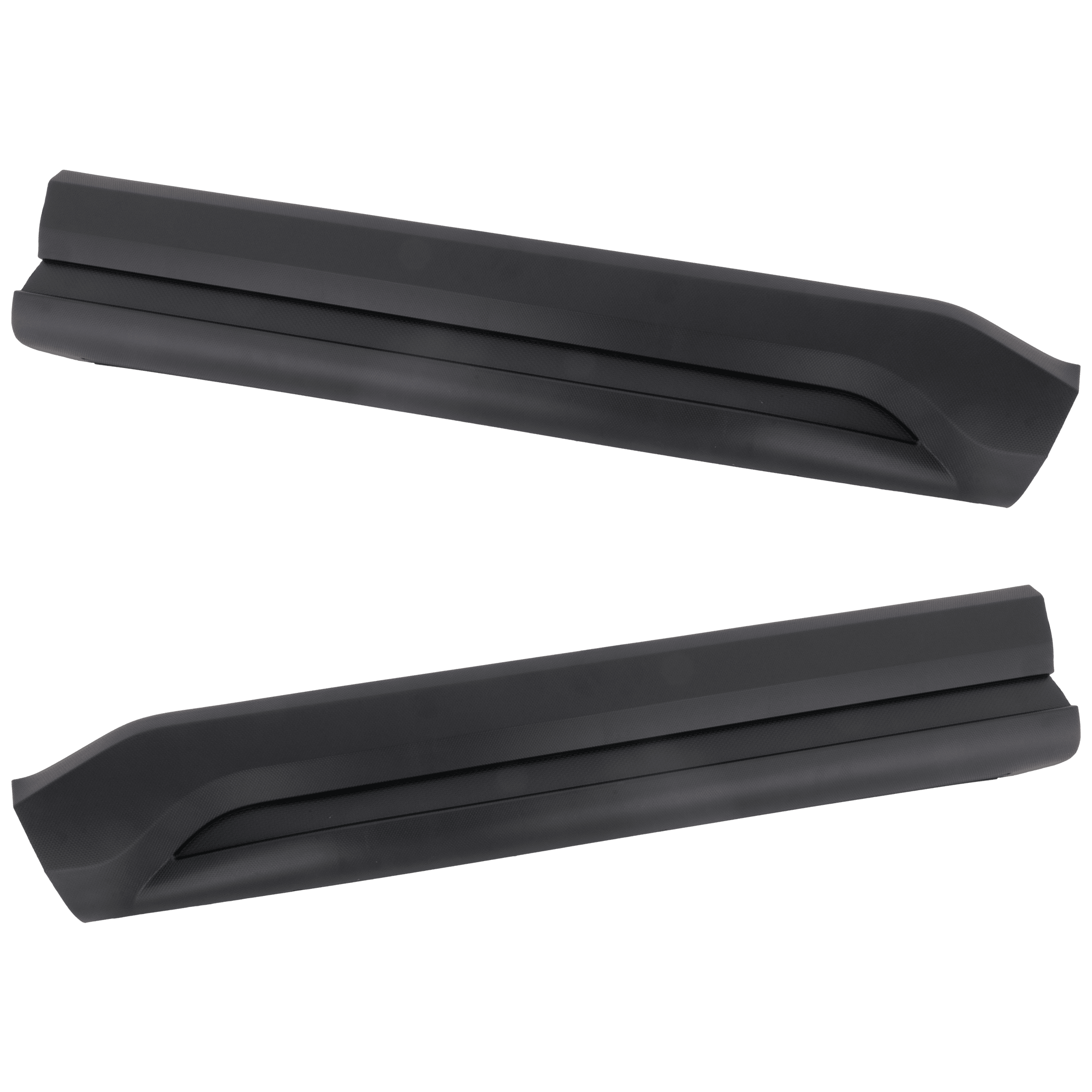 AM ASCENT 19-23 FRONT DOOR MOLDING RH AND LH Assembly Lower Textured w o Chrome Trim SKU SET RS46170003 Partslink SU1304102 SU1305102 OEM 91112XC06B 91112XC07B