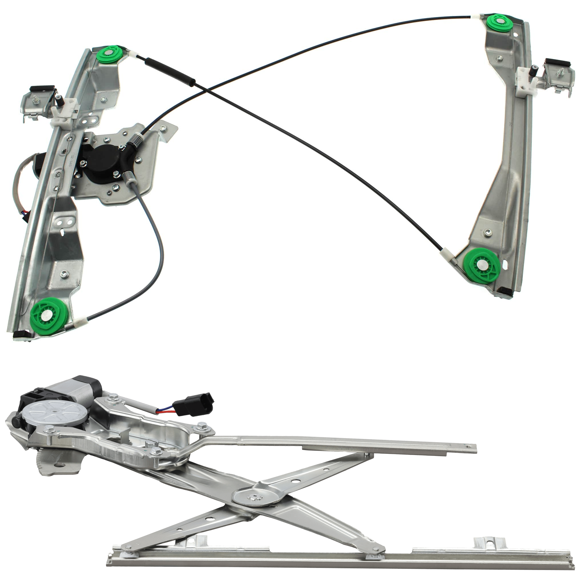 AM COBALT 05-10 FRONT WINDOW REGULATOR RH AND LH Power w Motor Coupe SKU SET RS46290019 A Partslink GM1350179 GM1351161 OEM 15899050-19301977-19369866-258