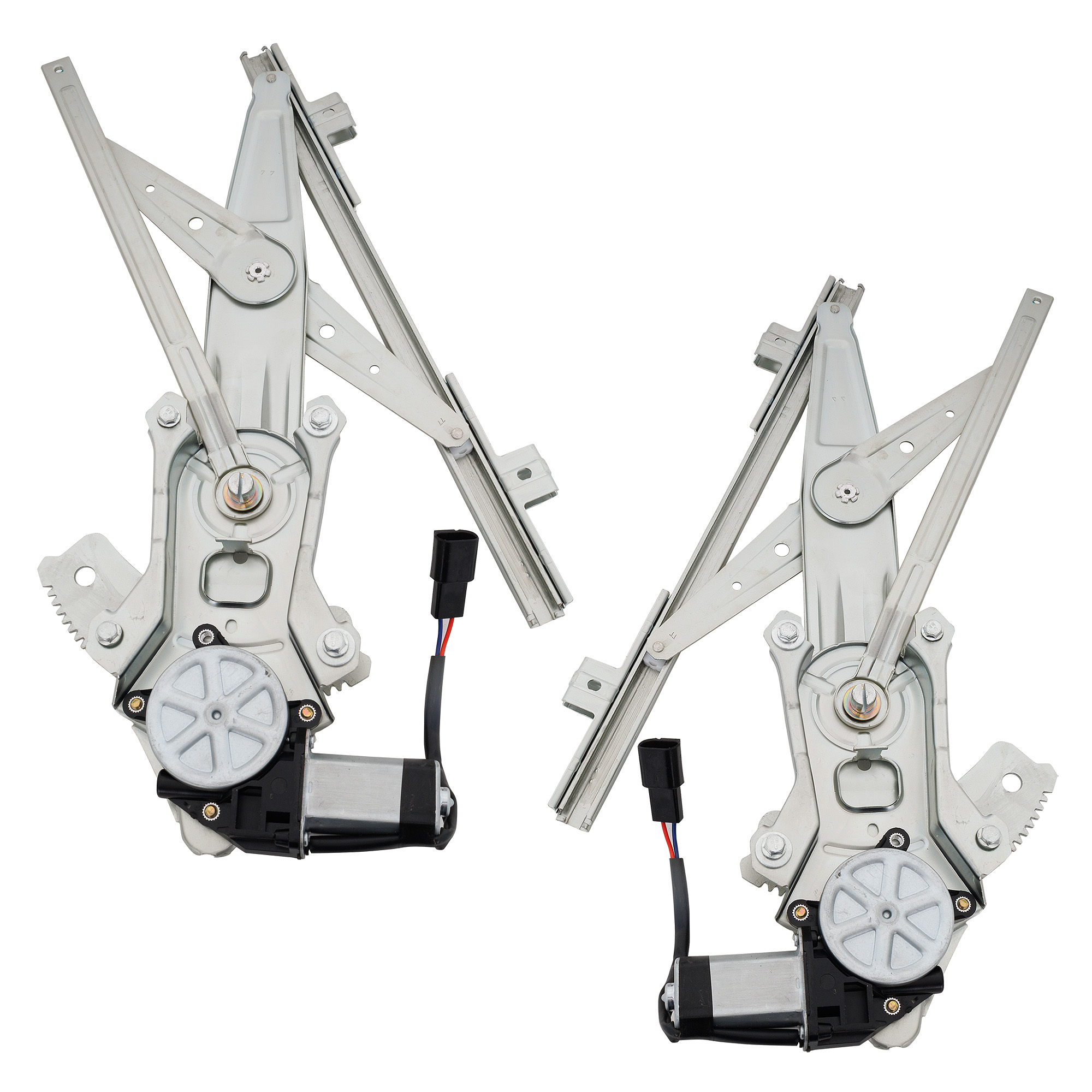 AM ION 03-07 FRONT WINDOW REGULATOR RH AND LH Power w Motor SKU SET RS46290019 Partslink GM1351161 OEM 15899050-19301977-15899049-193