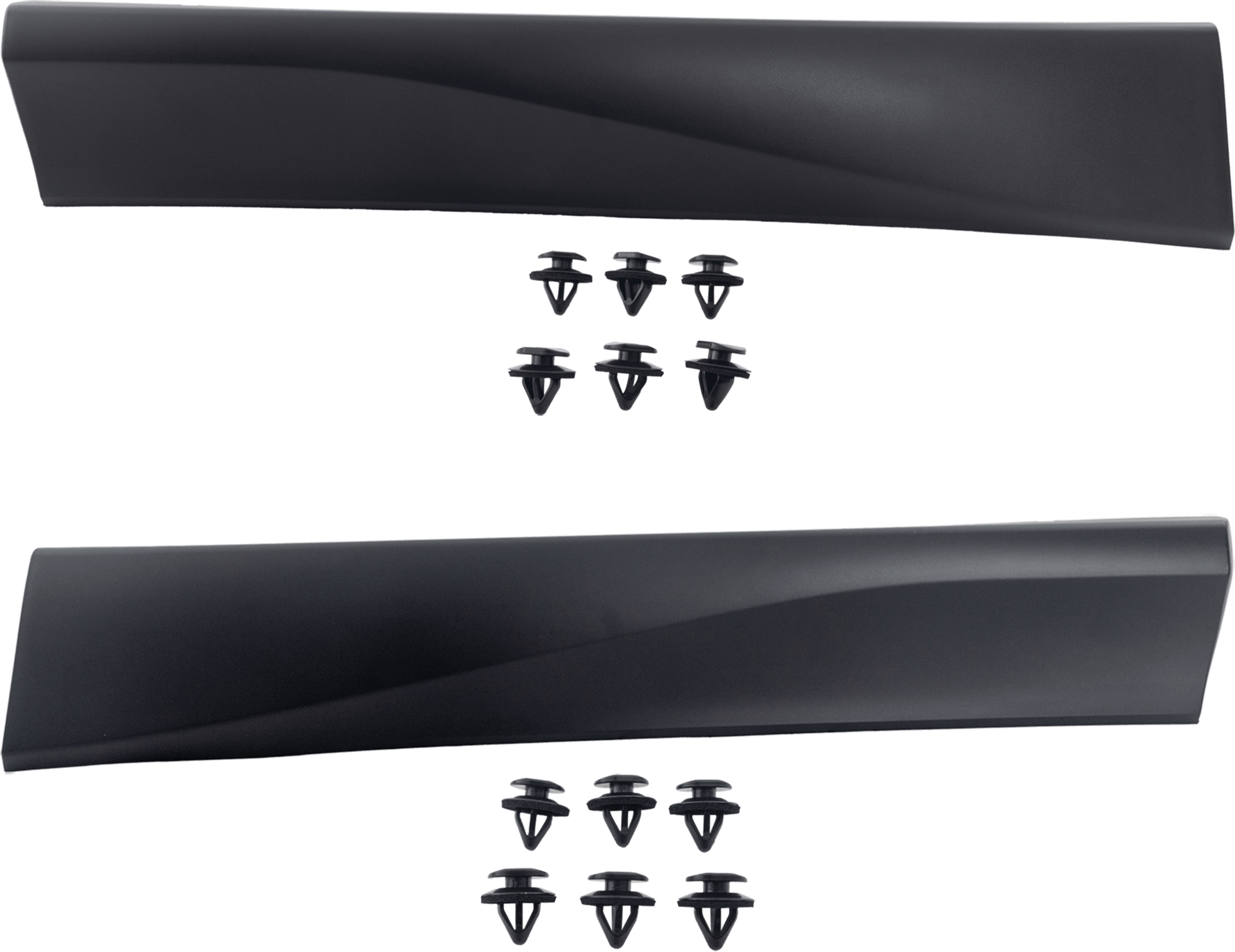 AM FORESTER 14-18 REAR DOOR MOLDING RH AND LH Assembly Lower Textured Black SKU SET RS49090001 Partslink SU1504100 SU1505100 OEM 91112SG142-91112SG152