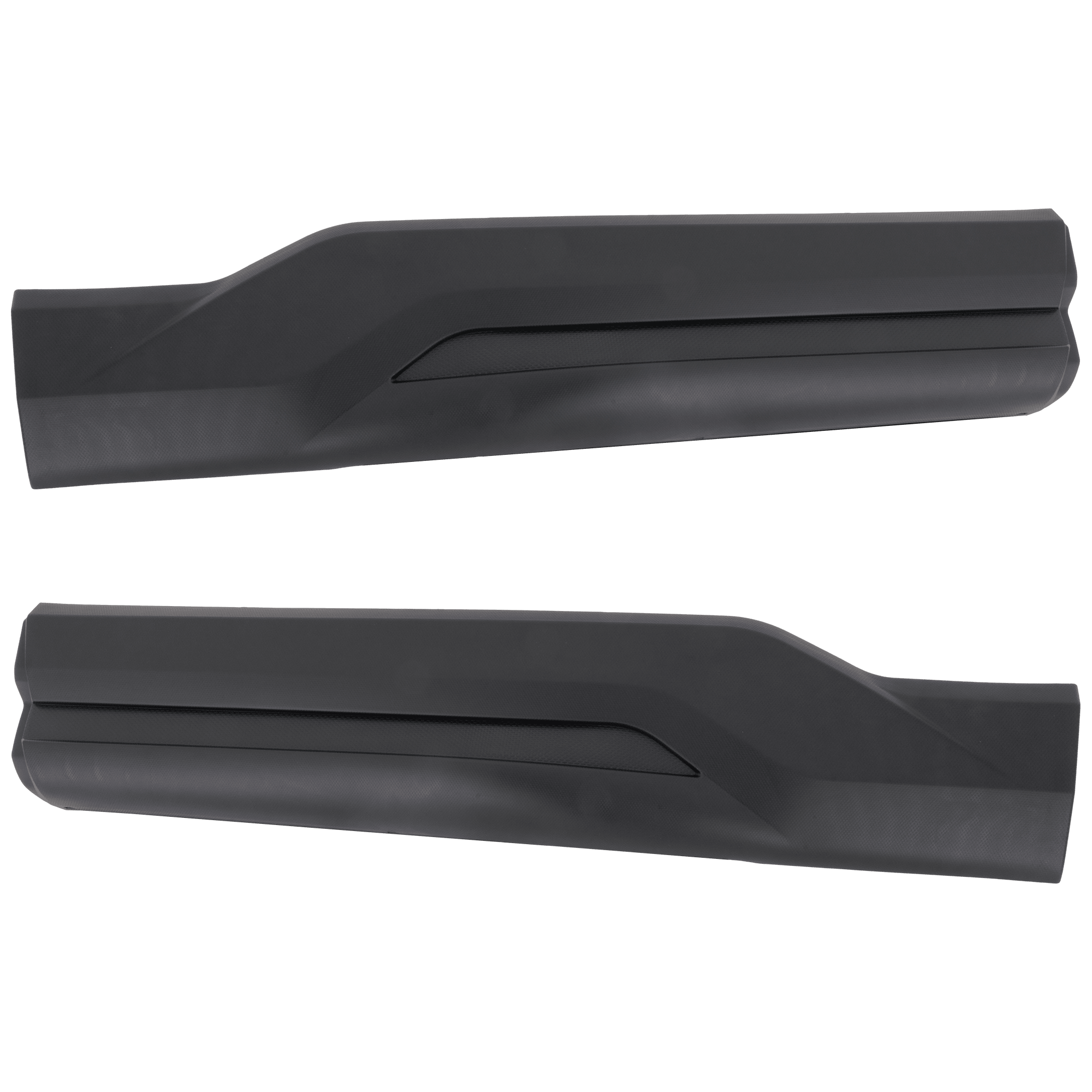 AM ASCENT 19-23 REAR DOOR MOLDING RH AND LH Assembly Lower Textured w o Chrome Trim SKU SET RS49090003 Partslink SU1504102 SU1505102 OEM 91112XC08B 91112XC09B