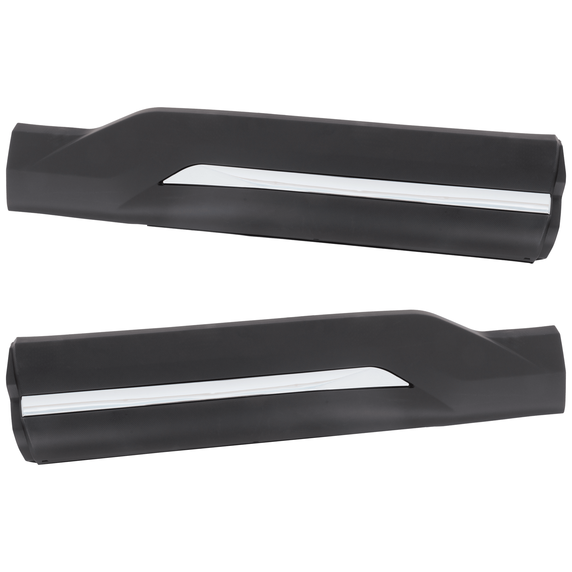 AM ASCENT 19-23 REAR DOOR MOLDING RH AND LH Assembly Lower Textured w Chrome Trim SKU SET RS49090005 Partslink SU1504103 SU1505103 OEM 91112XC18B 91112XC19B