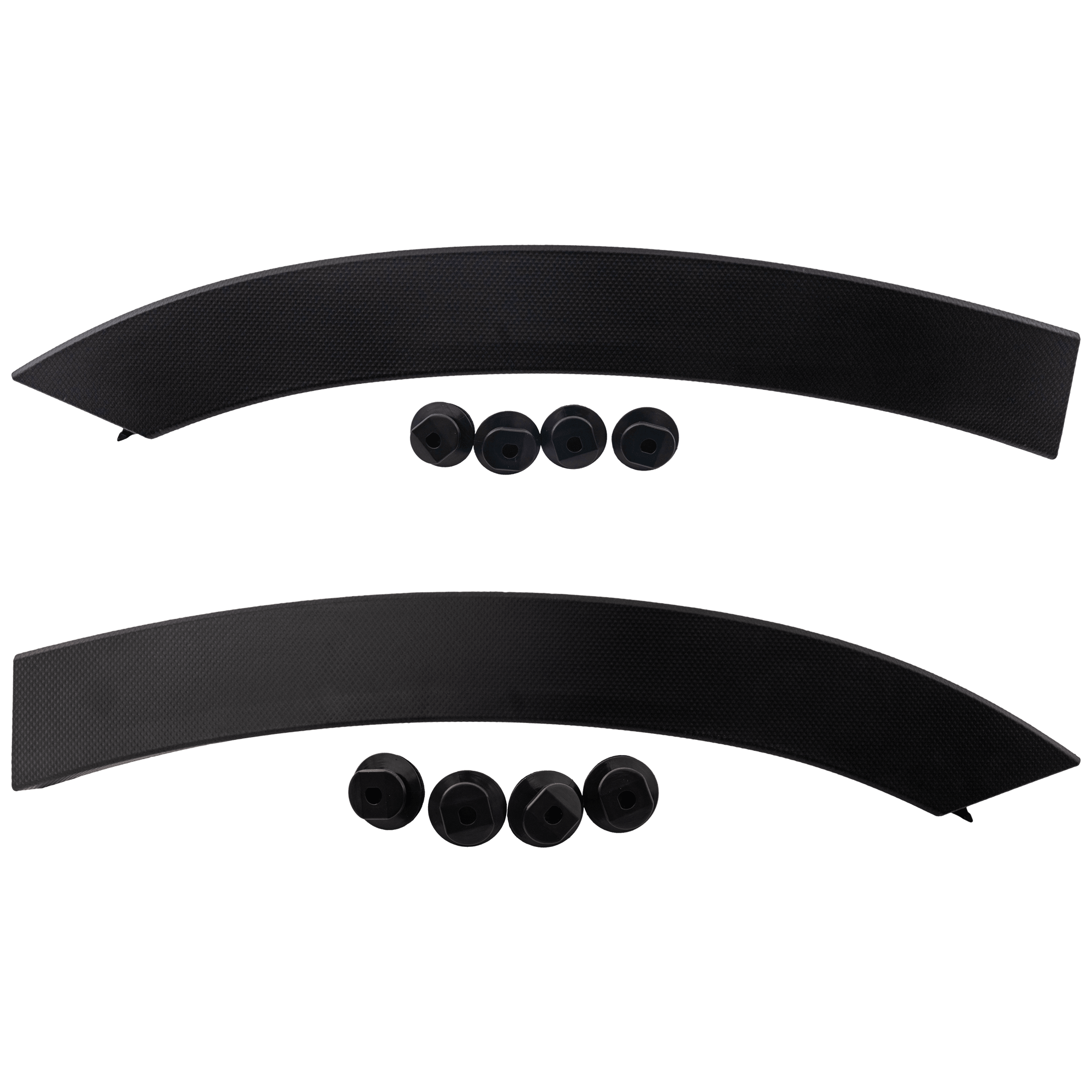 AM ASCENT 19-23 REAR WHEEL OPENING MOLDING RH AND LH Textured Black Rear Section SKU SET RS55390011 Partslink SU1790108 SU1791108 OEM 91112XC12A 91112XC13A