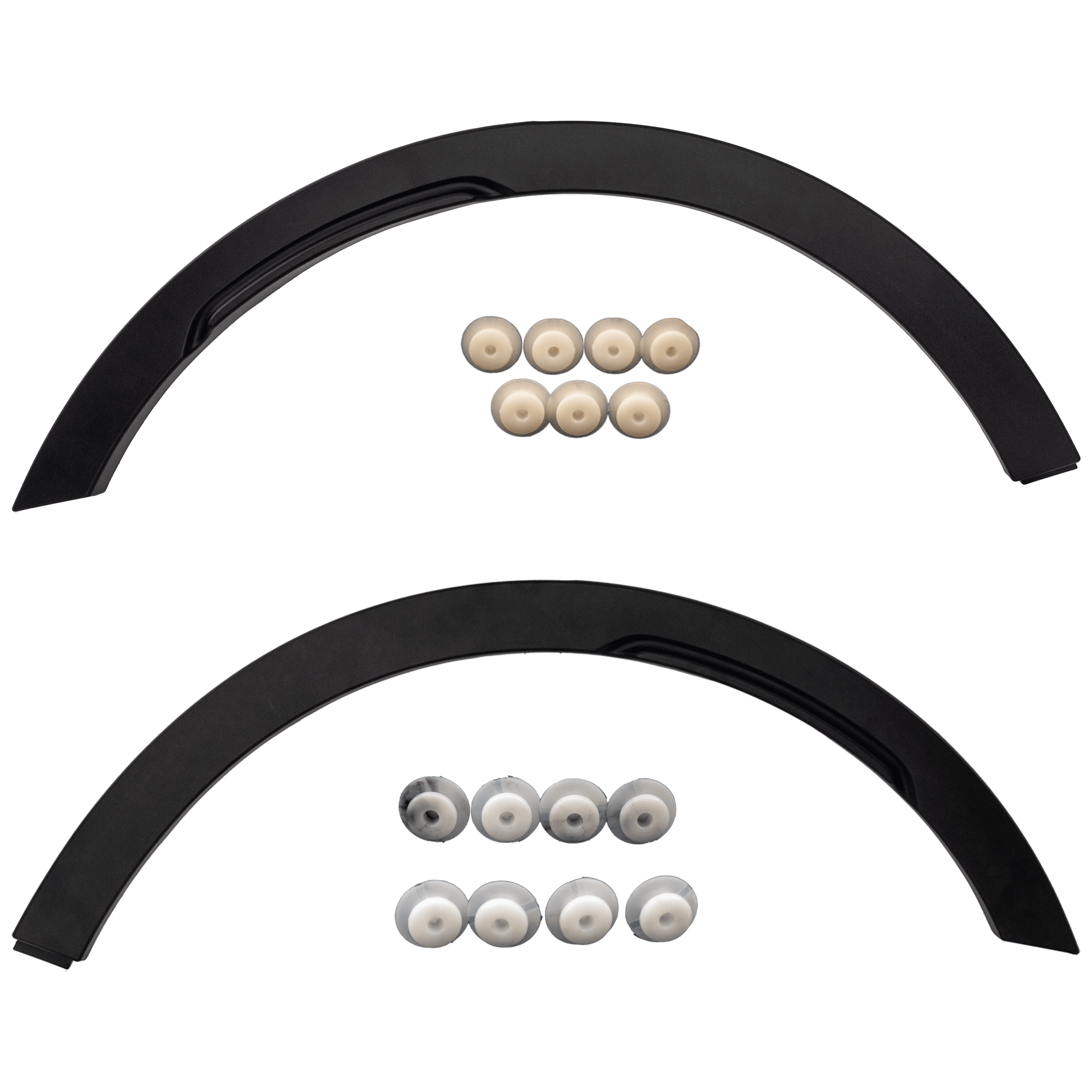 AM OUTBACK 20-22 REAR WHEEL OPENING MOLDING RH AND LH Standard Textured Black Except Wilderness Model SKU SET RS55390013 Partslink SU1790110 SU1791110 OEM 91112AN08A 91112AN09A