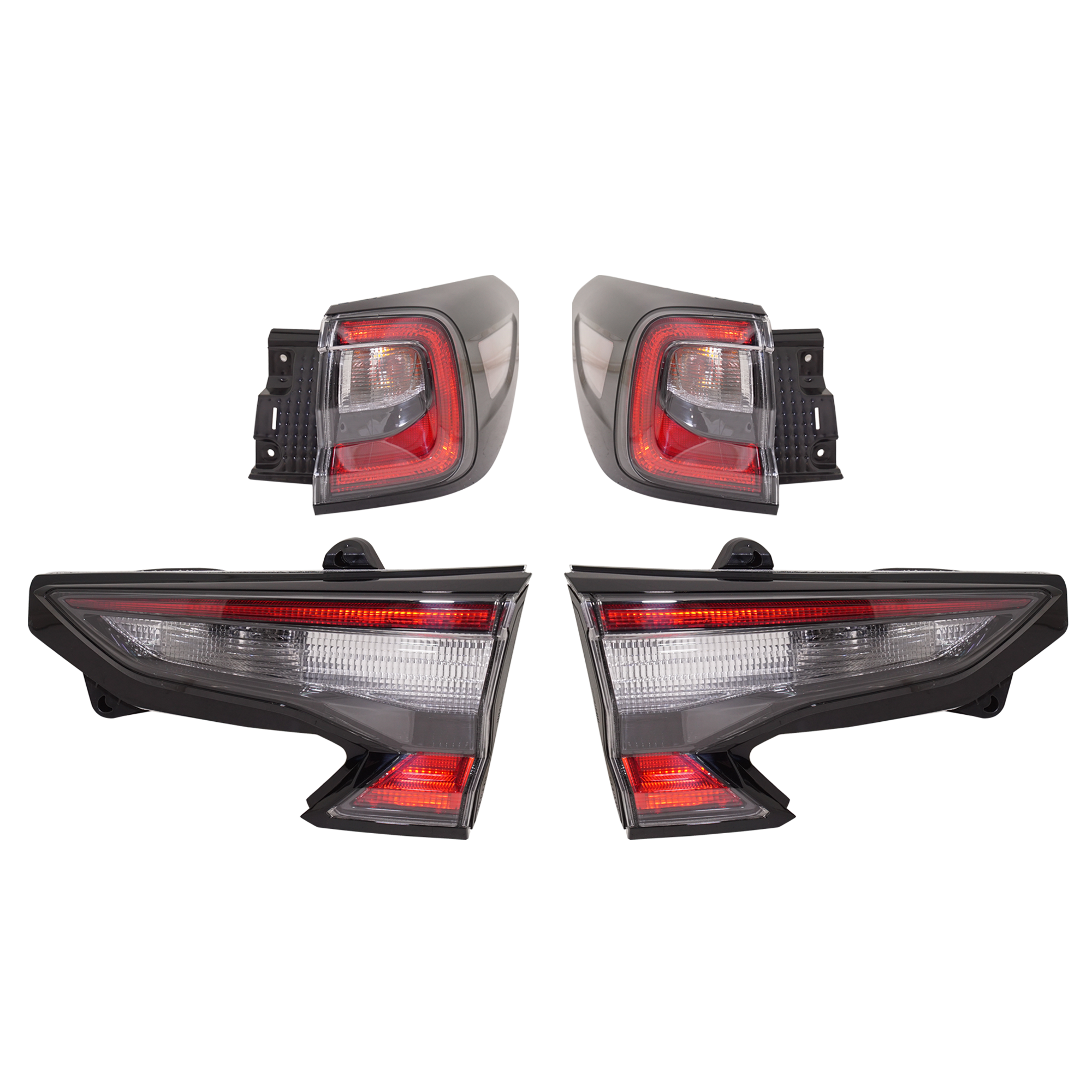 AM OUTBACK 20-24 TAIL LAMP RH AND LH Inner and Outer Assembly LED SKU SET RS73010023-4 Partslink SU2802110 SU2803110 SU2804113 SU2805113 OEM 84201AN02B 84201AN03B 84251AN0