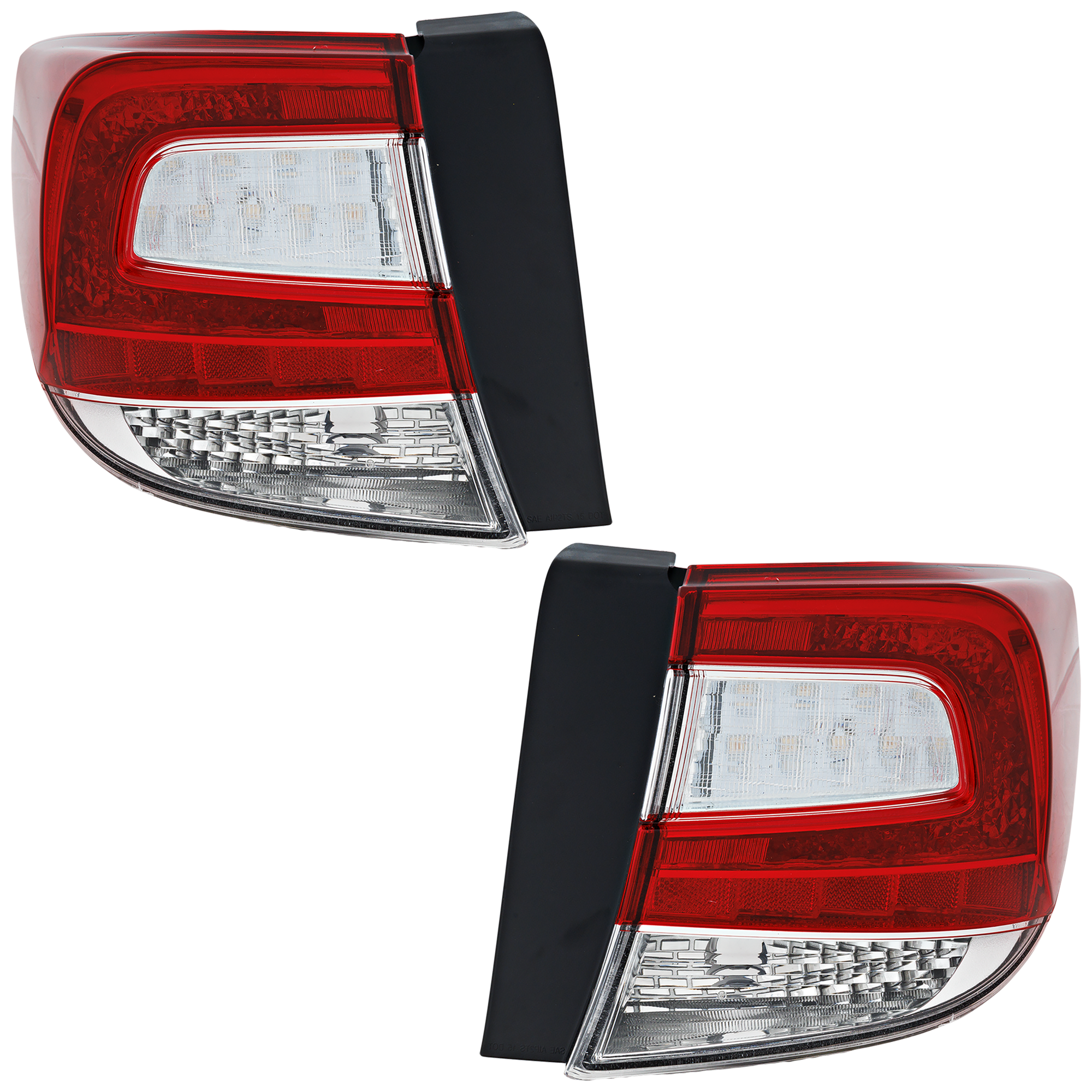 AM IMPREZA 17-22 TAIL LAMP RH AND LH Outer Lens and Housing Halogen Sedan CAPA SKU SET RS73010035UQ Partslink SU2805110C SU2804110C OEM 84912FL10A 84912FL11A
