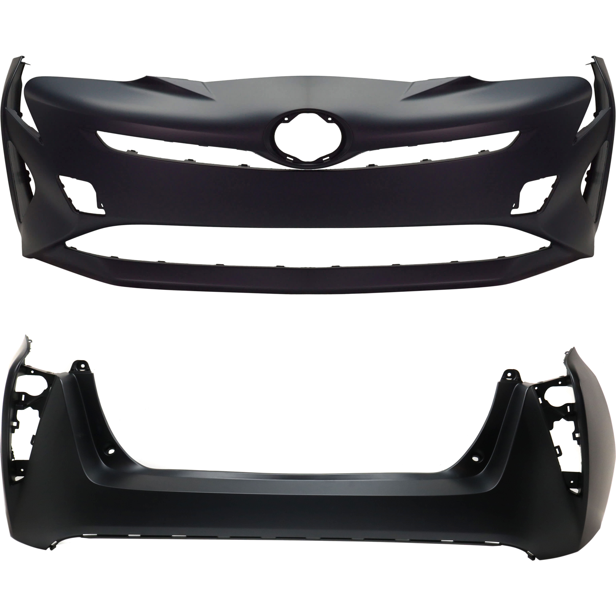 AM PRIUS 16-18 FRONT AND REAR BUMPER COVER Primed w o parking aid sensor holes SKU SET RT01030002P B
