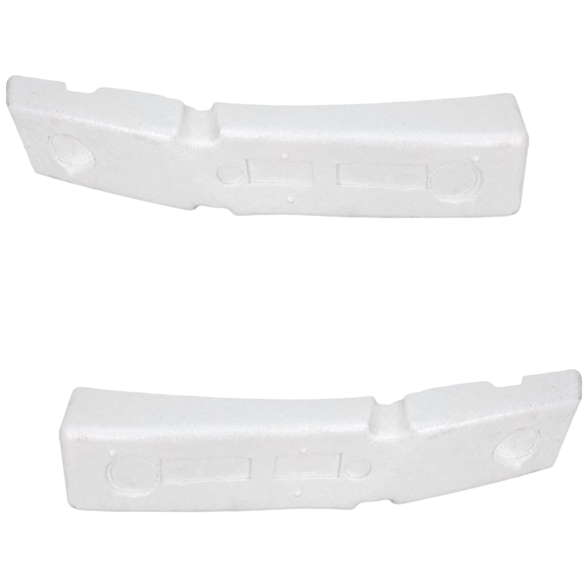 AM YARIS 07-12 FRONT BUMPER ABSORBER RH AND LH Canada Built Vehicle Sedan SKU SET RT01170045 Partslink TO1073100 TO1072100 OEM 5261152130-5261252010