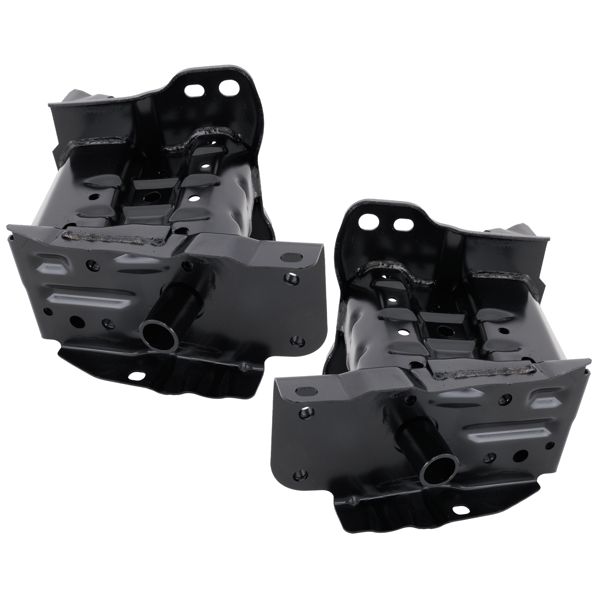 AM PRIUS 23-23 FRONT BUMPER REINFORCEMENT BRACKET RH AND LH CAPA SKU SET RT01260001Q Partslink TO1066205C TO1067205C OEM 5701347050-5701447110