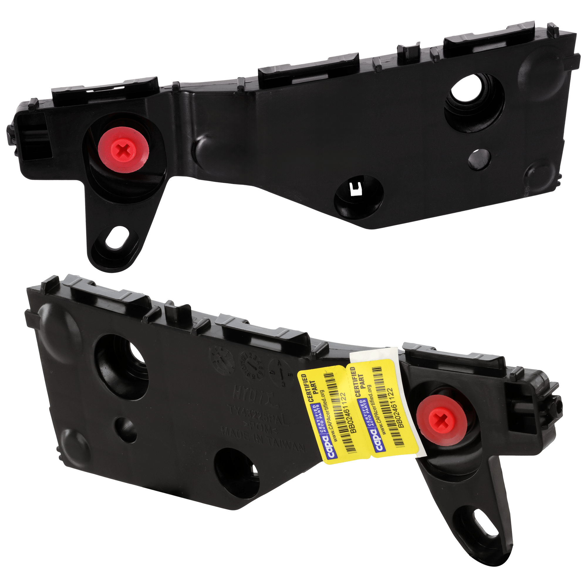 AM TUNDRA 22-24 SEQUOIA 23-25 FRONT BUMPER BRACKET RH AND LH Assembly Side Cover Support Black SKU SET RT01310072Q Partslink TO1042156C TO1043156C OEM 521150C140-521160C140