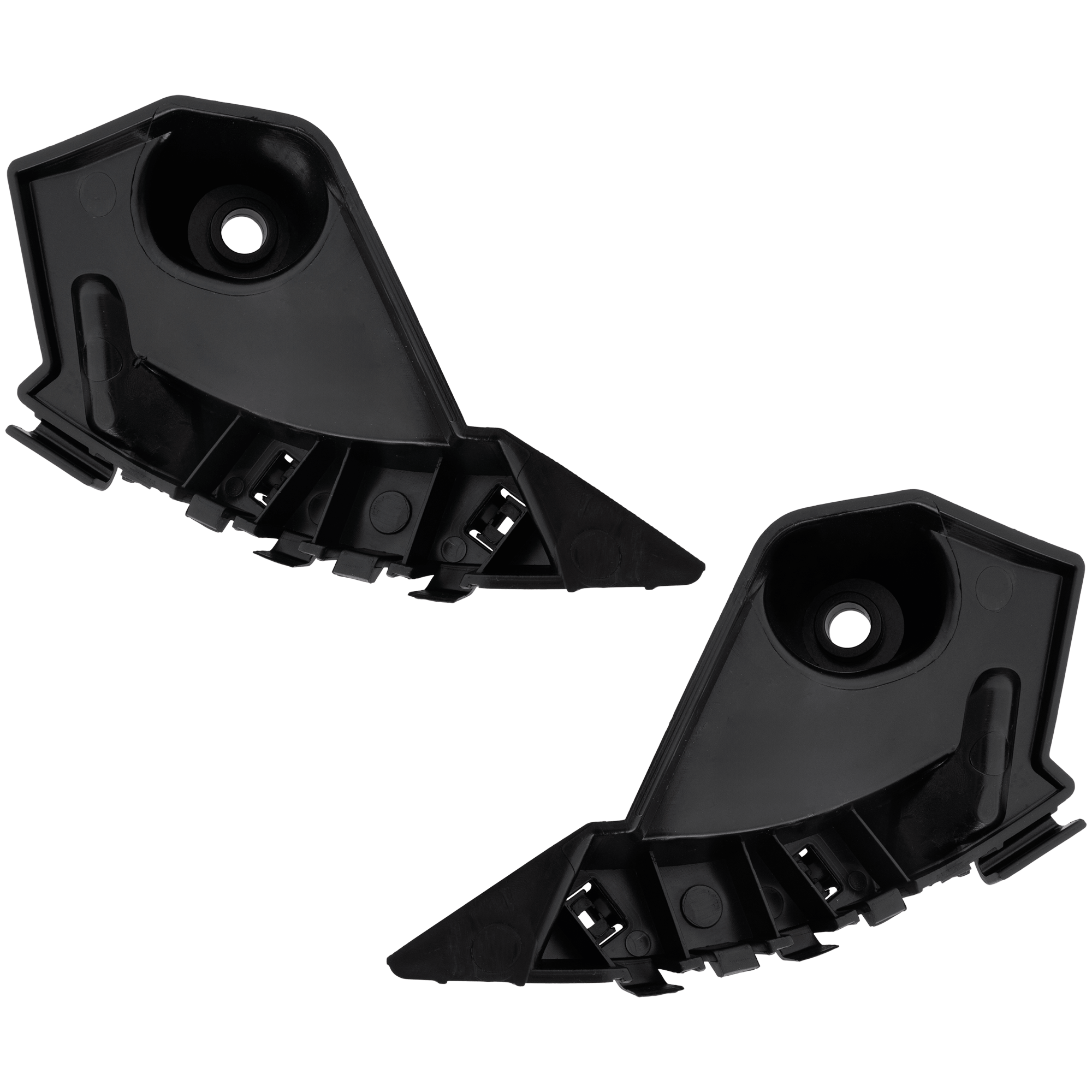 AM MODEL X 16-18 FRONT BUMPER BRACKET RH AND LH Outer Cover Bracket Plastic To 3-26-18 SKU SET RT01310113 OEM 104709200H 104709300H