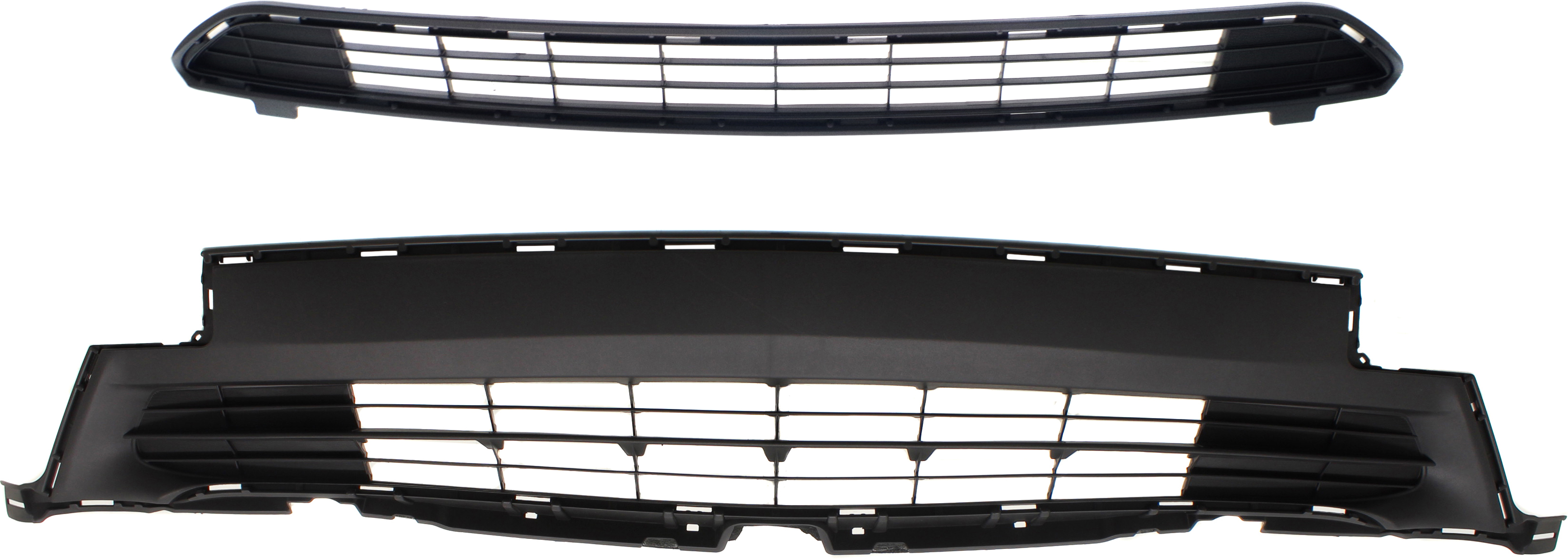 AM RAV4-16-18 FRONT BUMPER GRILLE Upper and Lower Exc. SE Model SKU SET RT01530001-2 Partslink TO1036166 TO1036169 OEM 531120R060-531130R060