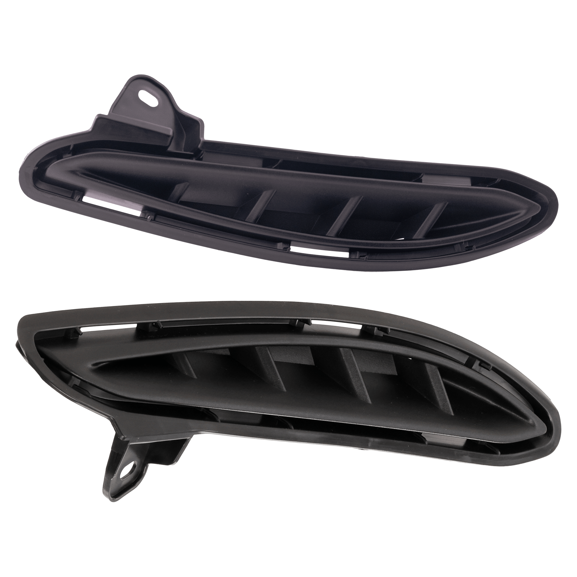 AM VENZA 21-24 FRONT BUMPER GRILLE RH AND LH Outer Textured Black w o Nightshade Edition SKU SET RT01530047 Partslink TO1039247 TO1038247 OEM 5212748210-5212848180