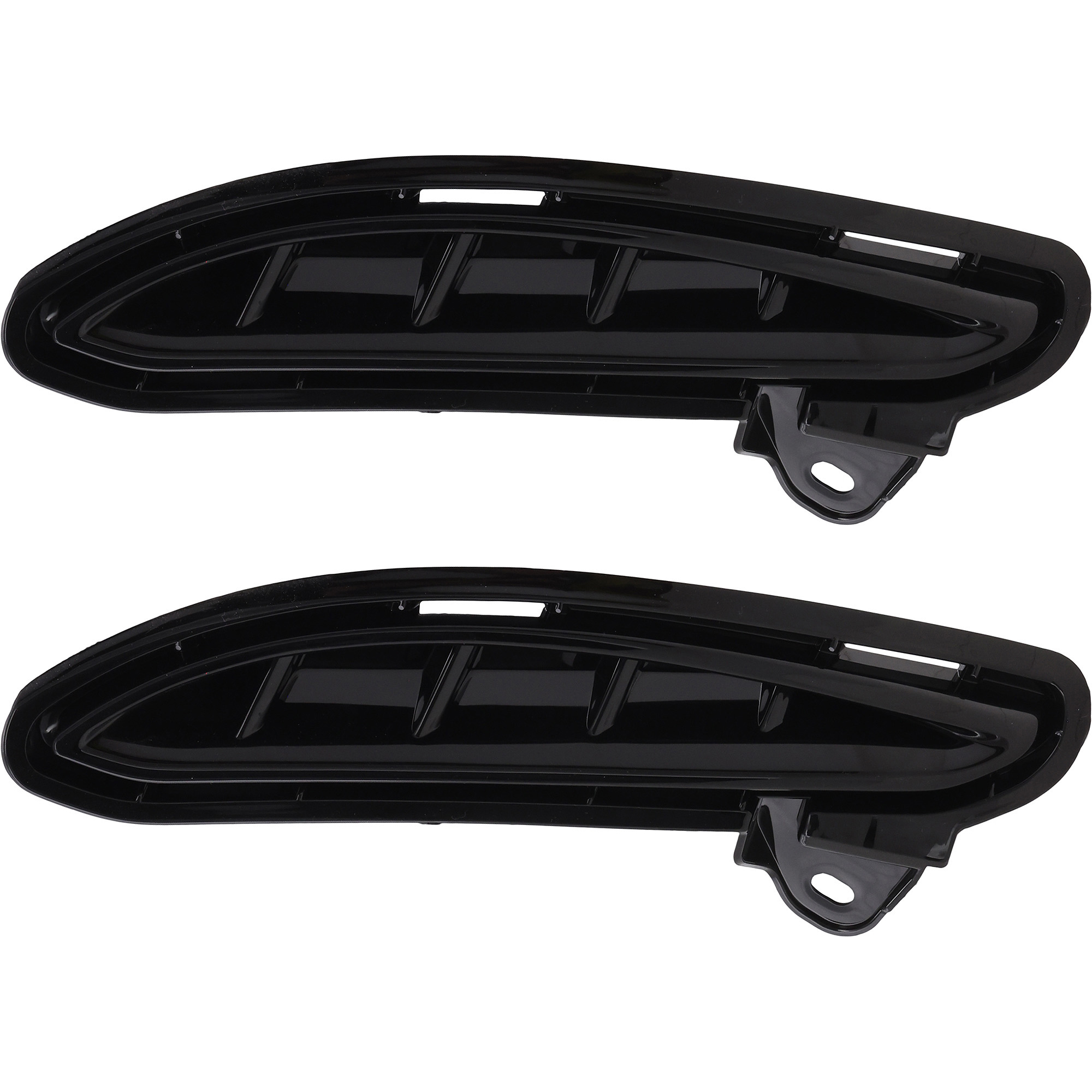 AM VENZA 21-24 FRONT BUMPER GRILLE RH AND LH Outer Black w Nightshade Edition SKU SET RT01530111 Partslink TO1038270 TO1039270 OEM 5212748200-5212848170