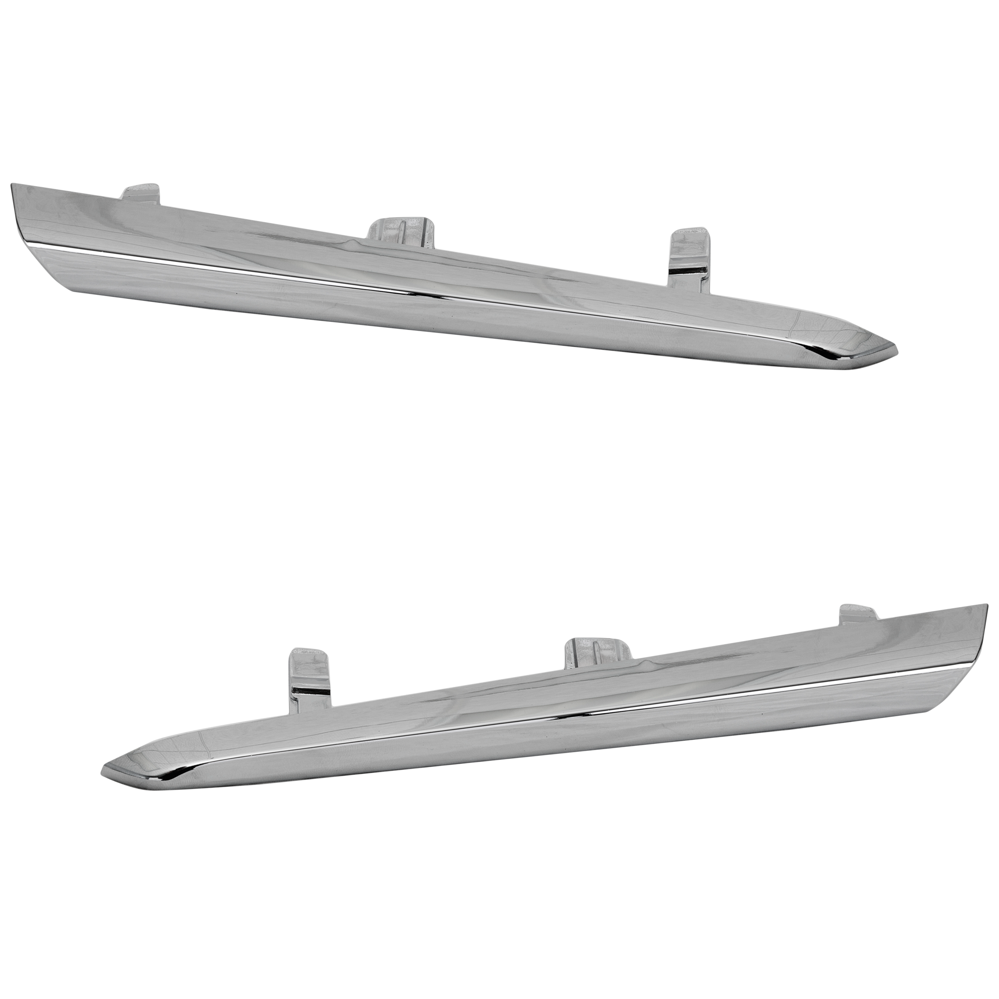 AM YARIS 18-19 FRONT BUMPER MOLDING RH AND LH SKU SET RT01590023 Partslink TO1047108 TO1046108 OEM 531230D370-531240D490
