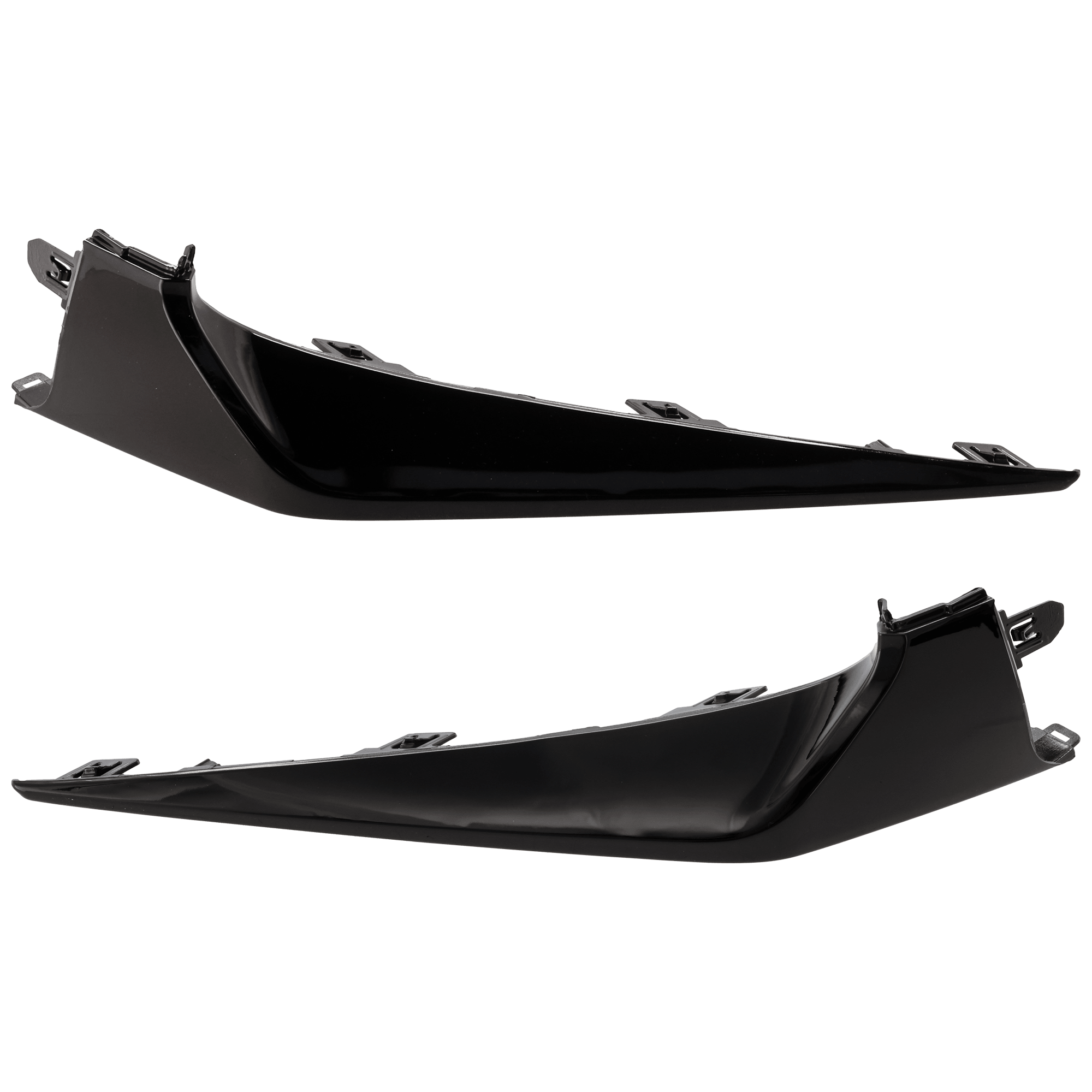 AM COROLLA 23-24 FRONT BUMPER MOLDING RH AND LH Lower Cover Extension Black SE XSE Models Japan Built Vehicle Hybrid SE XSE Models Sedan SKU SET RT01590027 Partslink TO1046132 TO1047132 OEM 5211212260-5211312220