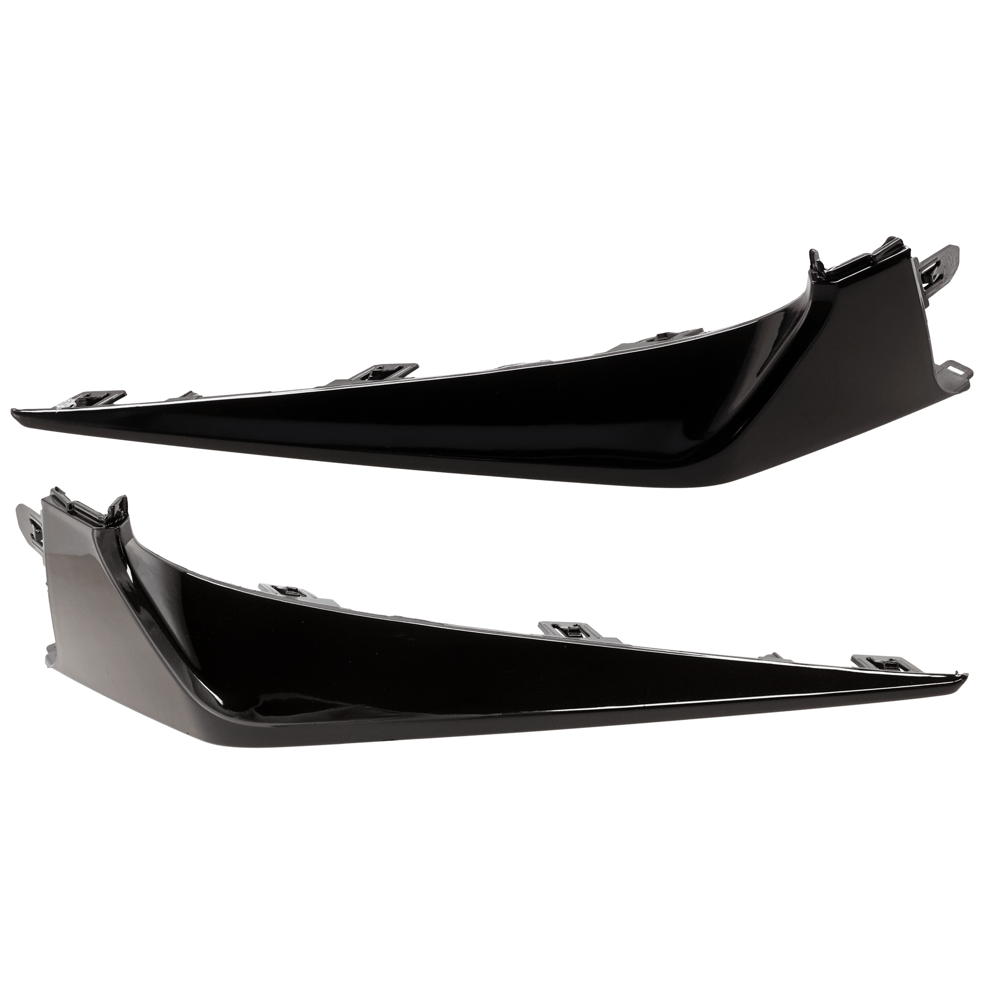 AM COROLLA 23-24 FRONT BUMPER MOLDING RH AND LH Lower Cover Extension Black North America Built Vehicle SE XSE Models SKU SET RT01590029 Partslink TO1046134 TO1047134 OEM 5211202180-5211302110