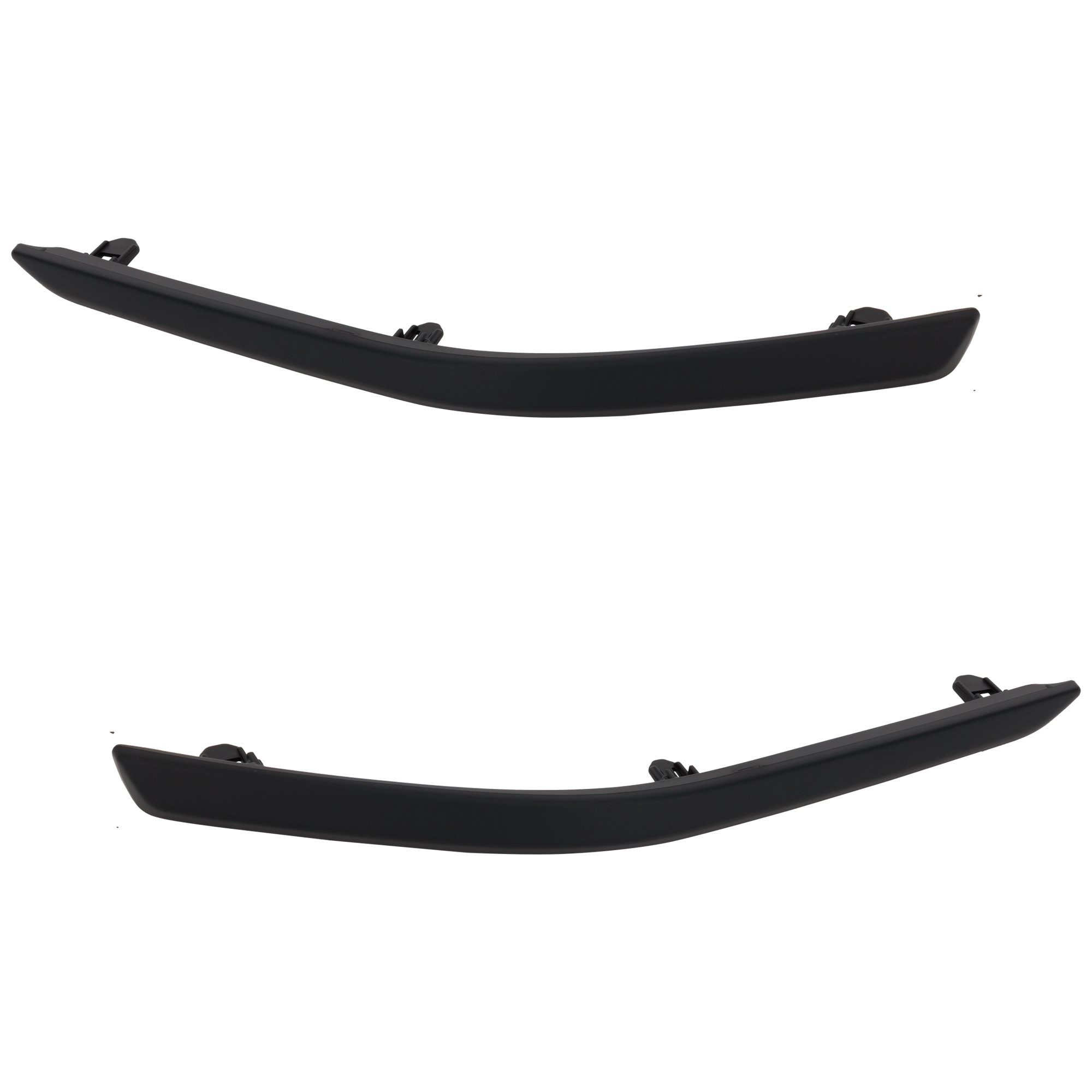 AM 4RUNNER 22-24 FRONT BUMPER MOLDING RH AND LH Upper Black w o Nightshade Edition SKU SET RT01590035 Partslink TO1046123 TO1047123 OEM 5271235020C0-5271335020C0