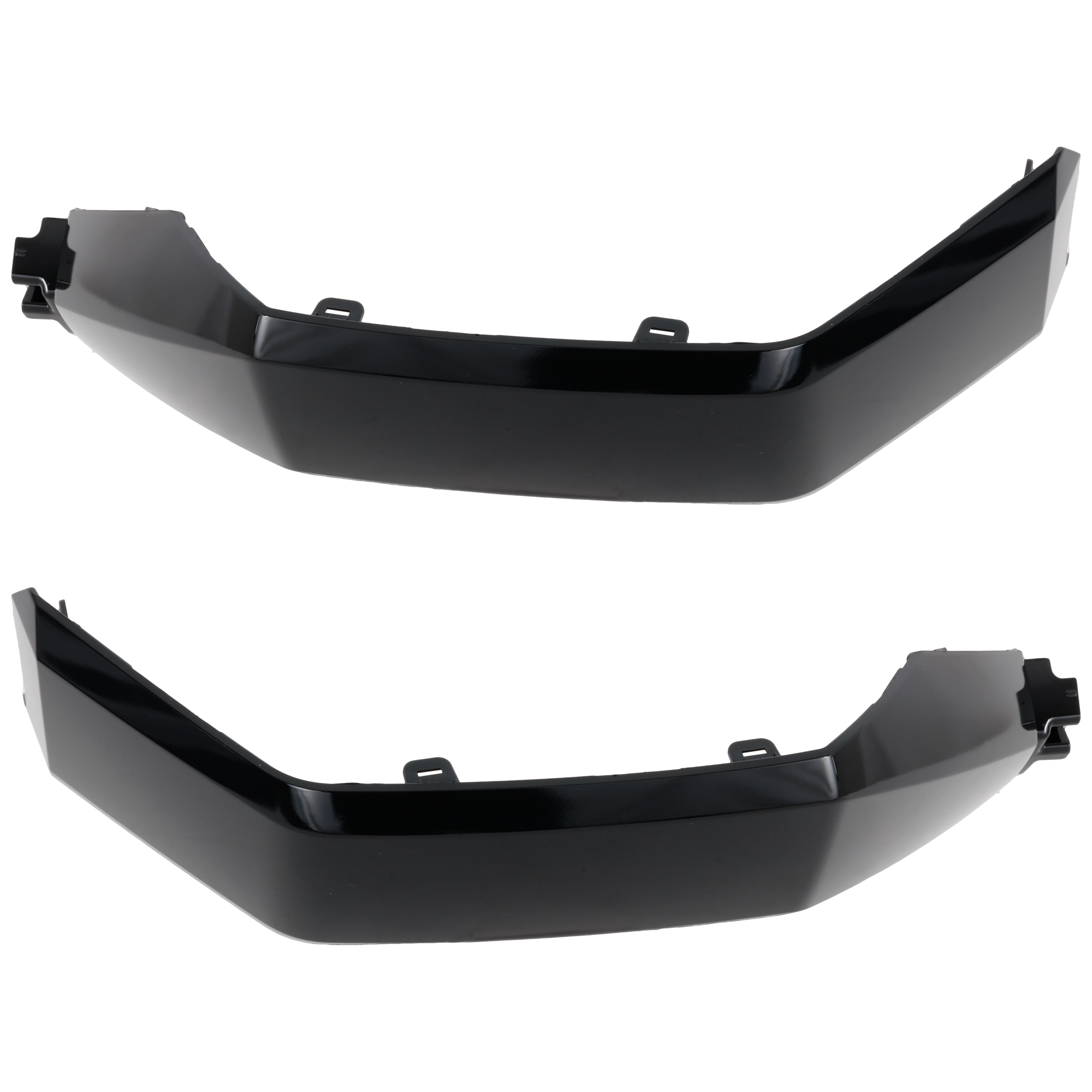 AM TUNDRA 22-25 FRONT BUMPER MOLDING RH AND LH Cover Molding Black Excludes Hybrid Models SKU SET RT01590045 Partslink TO1046125 TO1047125 OEM 527120C040-527130C040