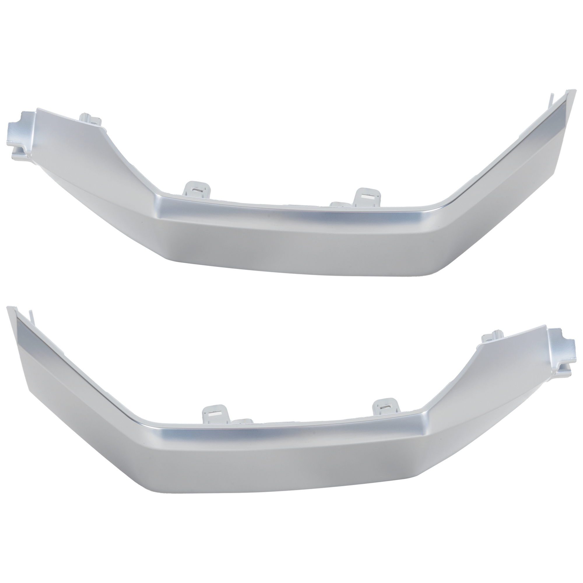 AM TUNDRA 22-25 FRONT BUMPER MOLDING RH AND LH Cover Molding Satin Chrome SKU SET RT01590053 Partslink TO1046127 TO1047127 OEM 527120C060-527130C060