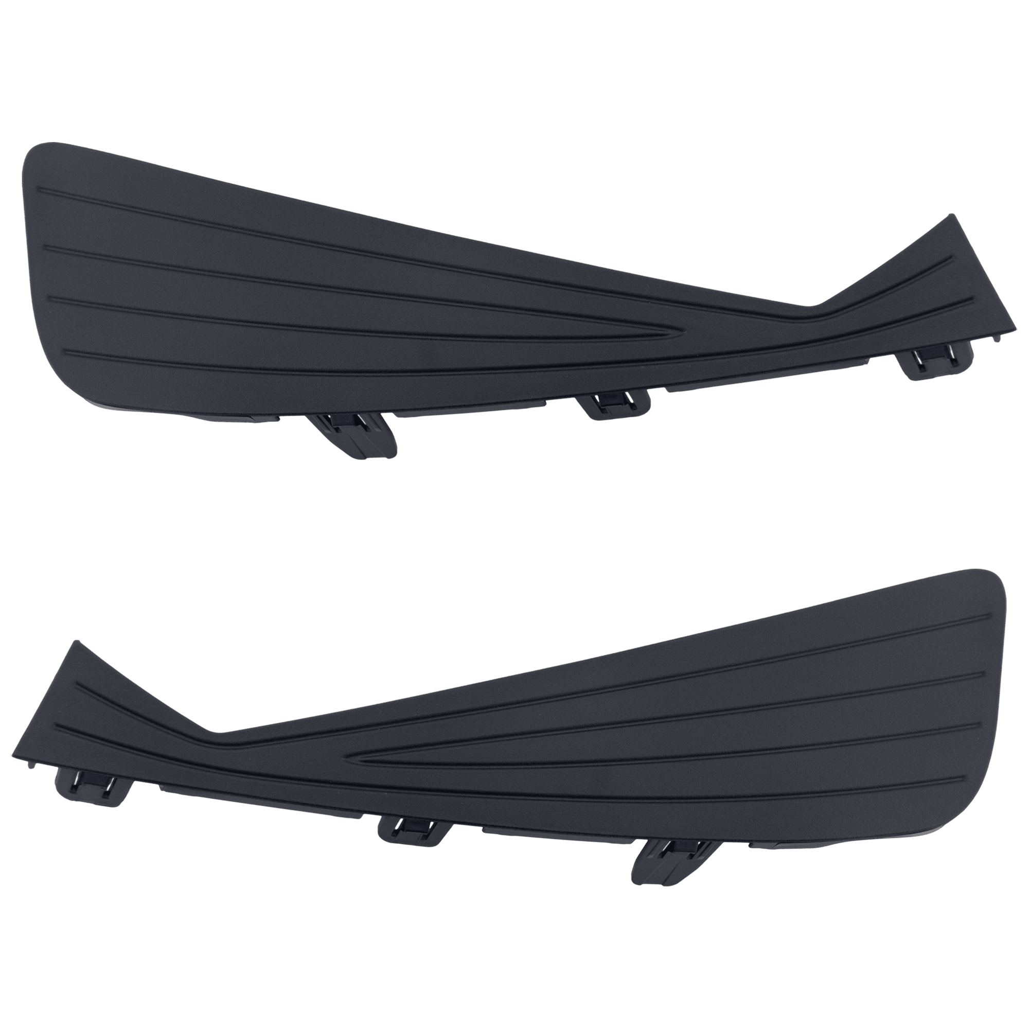 AM C HR 20-22 FRONT BUMPER MOLDING RH AND LH Hole Cover Textured Black LE XLE XLE Premium Models Turkey Built Vehicle SKU SET RT01590065 Partslink TO1038240 TO1039240 OEM 52127F4110-52128F4170