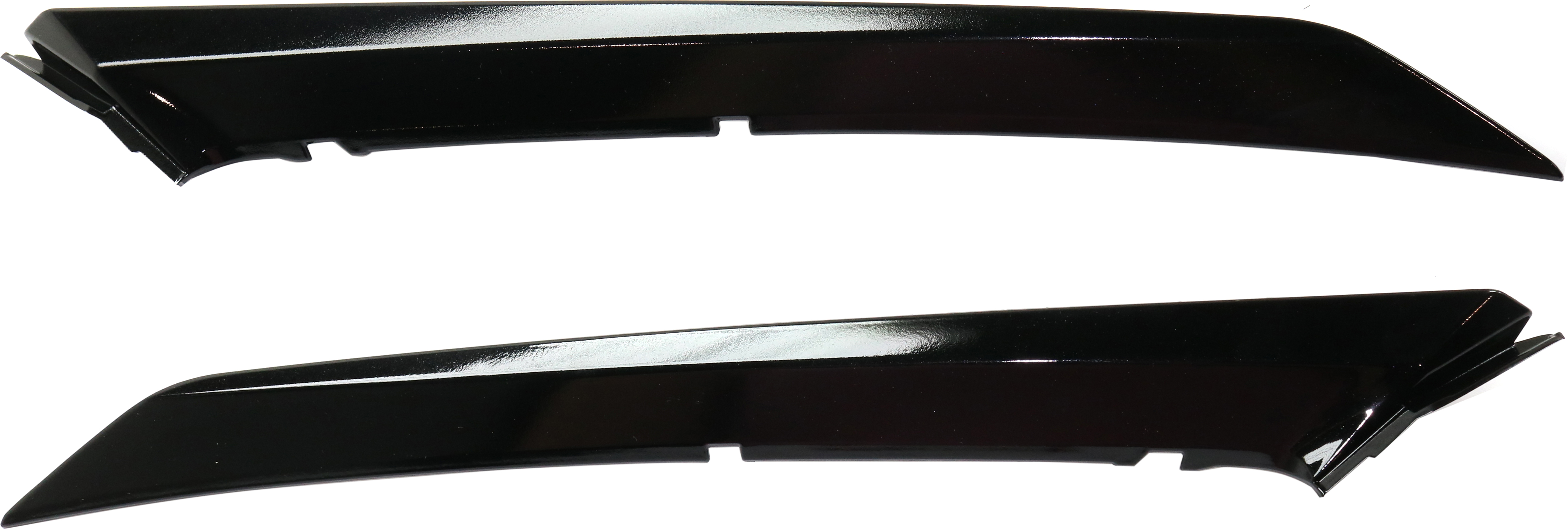 AM CAMRY 18-24 FRONT BUMPER MOLDING RH and LH Upper Primed XSE Model SKU SET RT01610005 Partslink TO1046106 TO1047106 OEM 5271206110-5271306110
