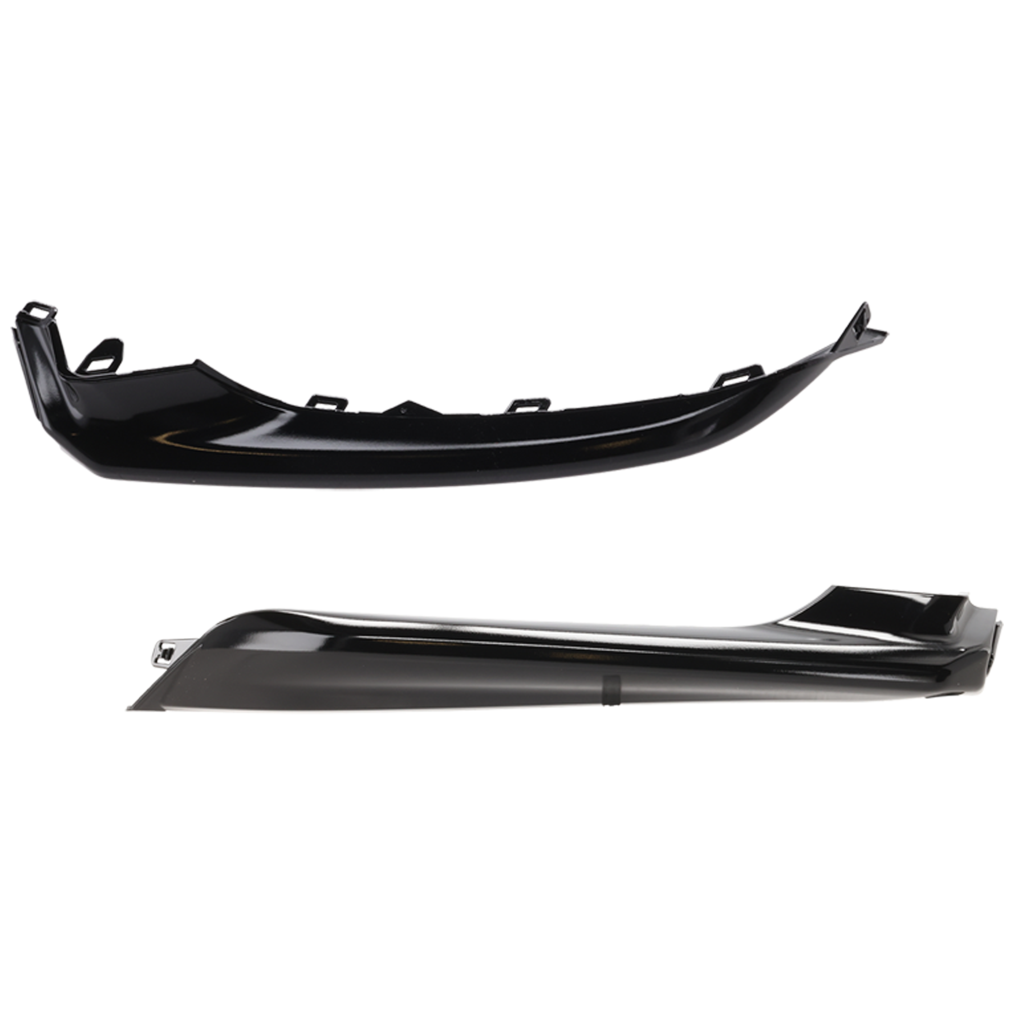 AM CAMRY 18-20 FRONT BUMPER MOLDING RH AND LH Outer Primed w o TRD Package XSE Model CAPA SKU SET RT01610009Q Partslink TO1046107C TO1047107C OEM 5312406130-5312306060
