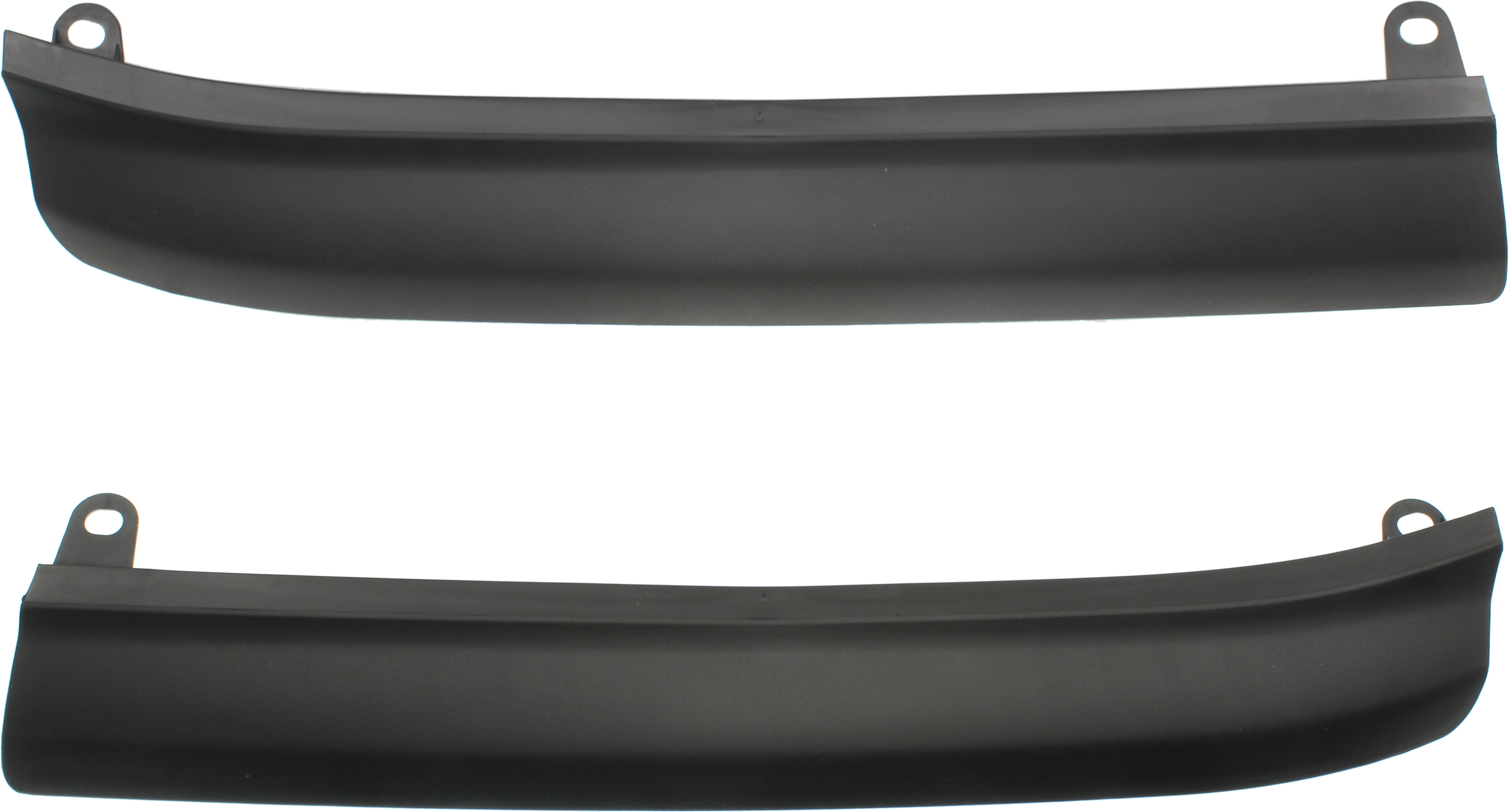 AM 4RUNNER 14-23 FRONT BUMPER COVER SUPPORT RH AND LH Textured w Chrome Trim Set of 2 SKU SET RT01770001 Partslink TO1042132 TO1043132 OEM 5267635010-5267535010