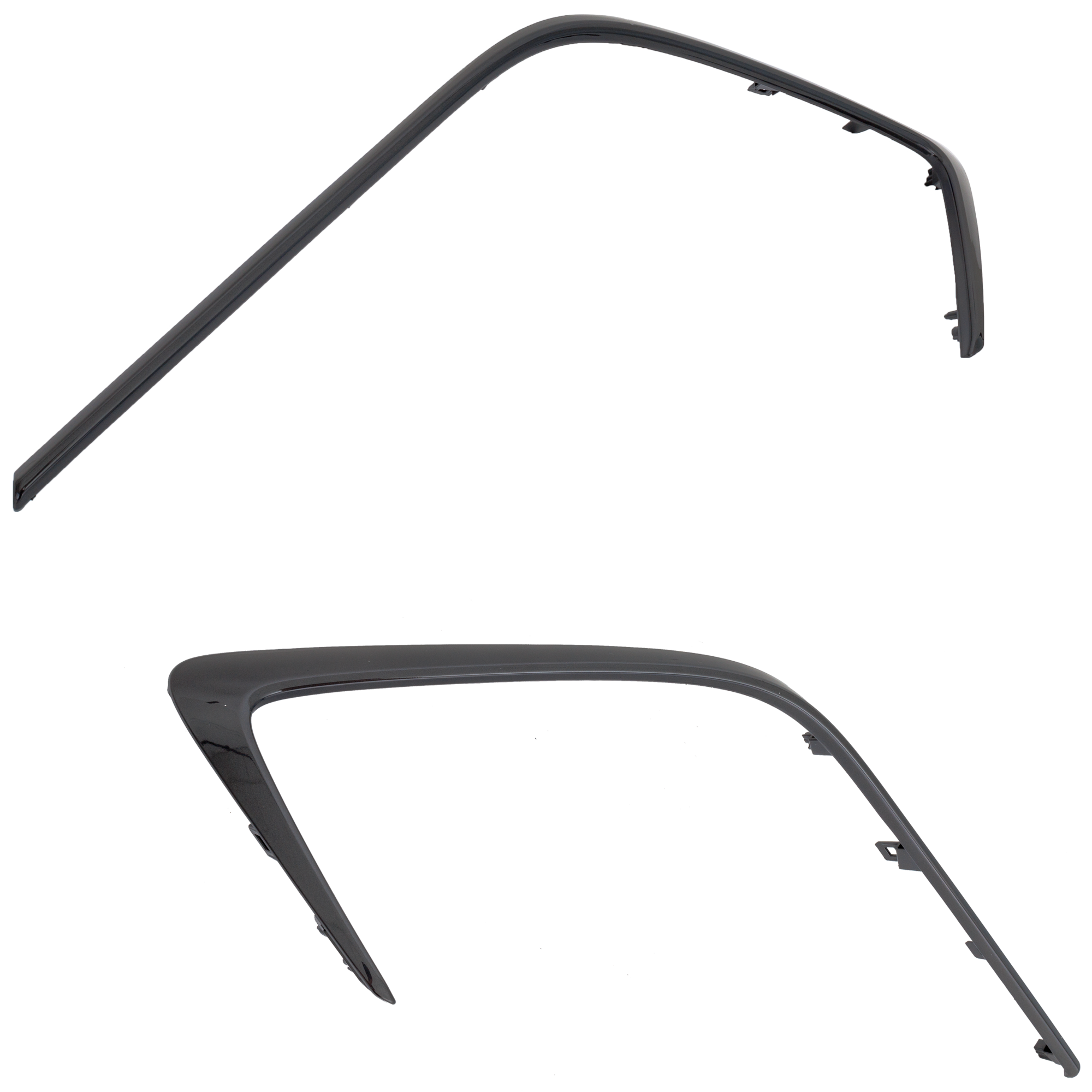 AM COROLLA 19-22 FRONT BUMPER GRILLE MOLDING RH AND LH Garnish Dark Gray Hatchback SKU SET RT02010003 Partslink TO1046118 TO1047118 OEM 5271112380-5271212060