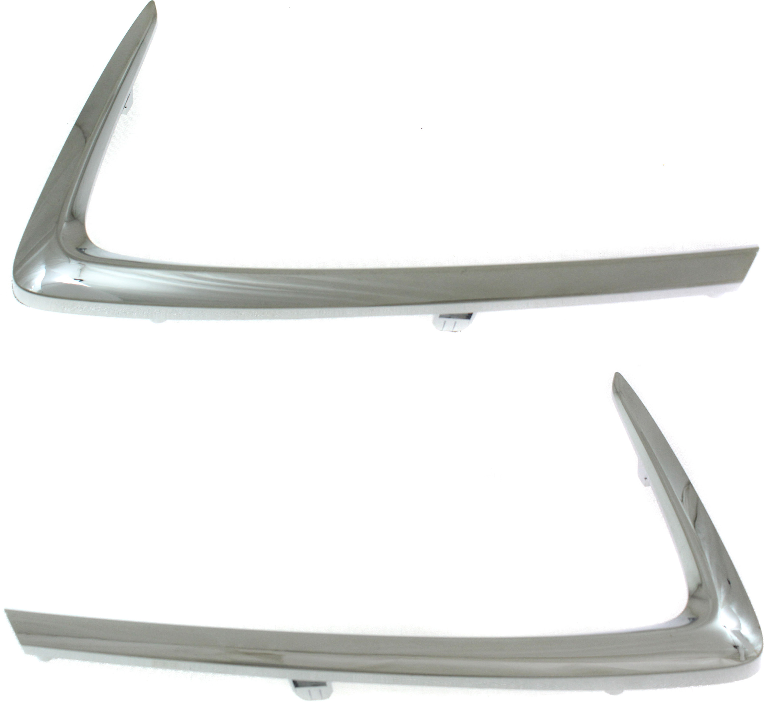 AM SCION IA 16-16 YARIS YARIS IA 16-20 FRONT BUMPER GRILLE MOLDING RH AND LH Outer Chrome Sedan SKU SET RT02030001 Partslink TO1047102 TO1046102 OEM 53123WB001-53124WB001