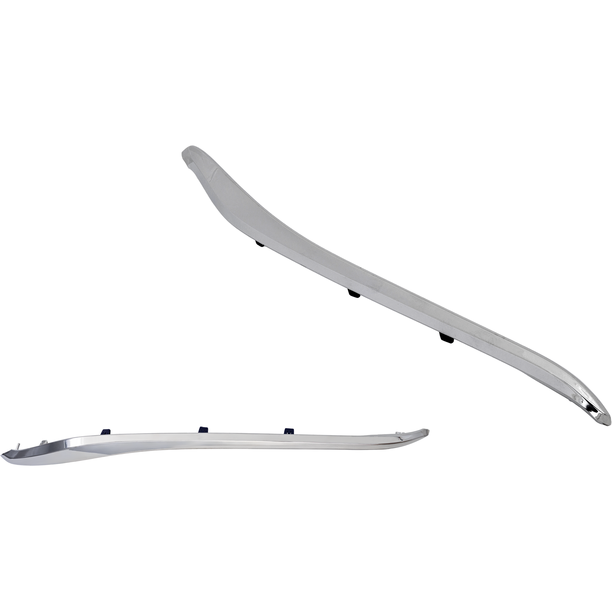 AM VENZA 21-24 GRILLE MOLDING RH AND LH Outer Chrome Assembly w o Nightshade Edition CAPA SKU SET RT07070007Q Partslink TO1213113C TO1212113C OEM 5312348070-5312448080