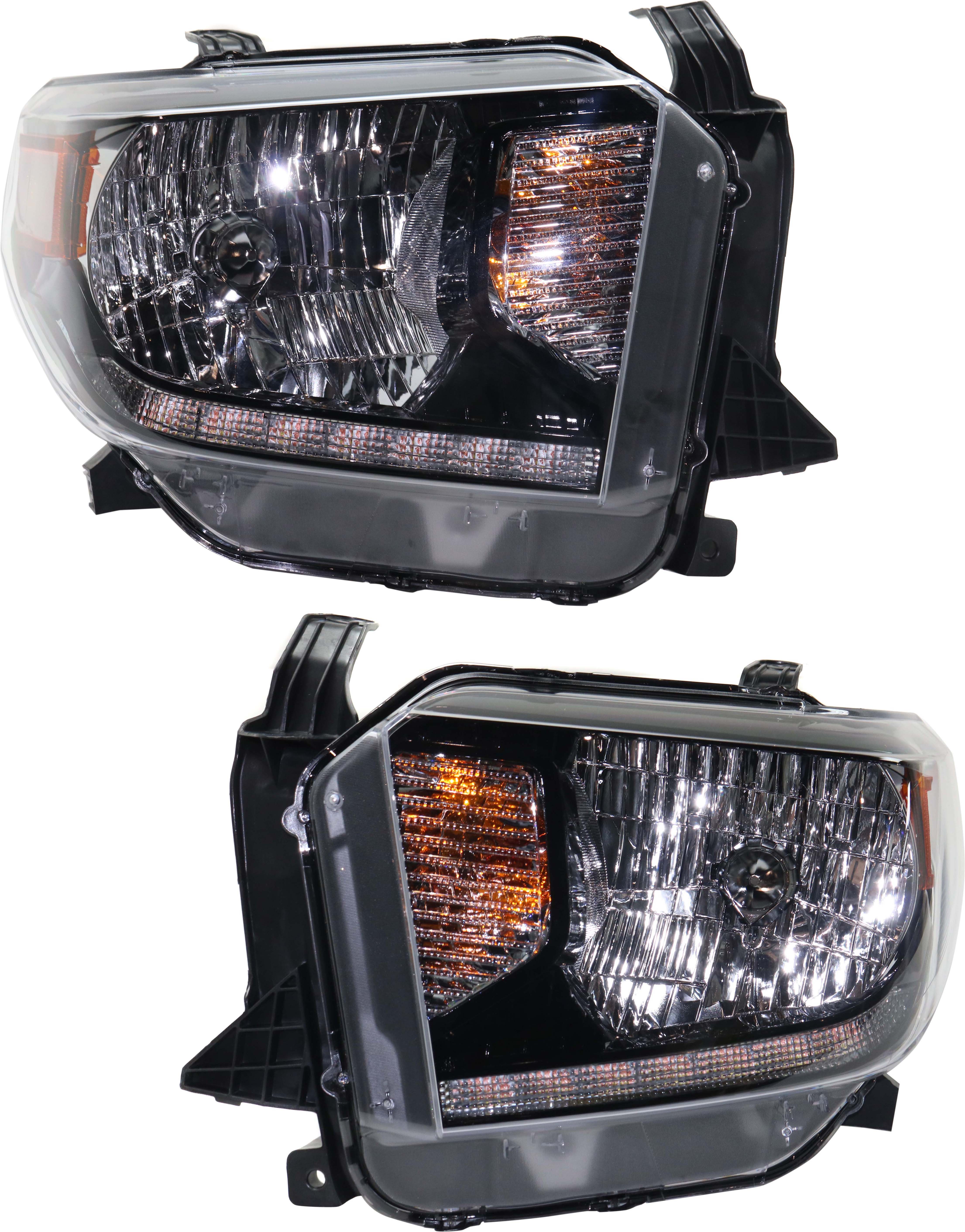 AM TUNDRA 18-21 HEAD LAMP RH AND LH Assembly Halogen All Cab Types SKU SET RT10010029 Partslink TO2502260 TO2503260 OEM 811500C130-811100C130