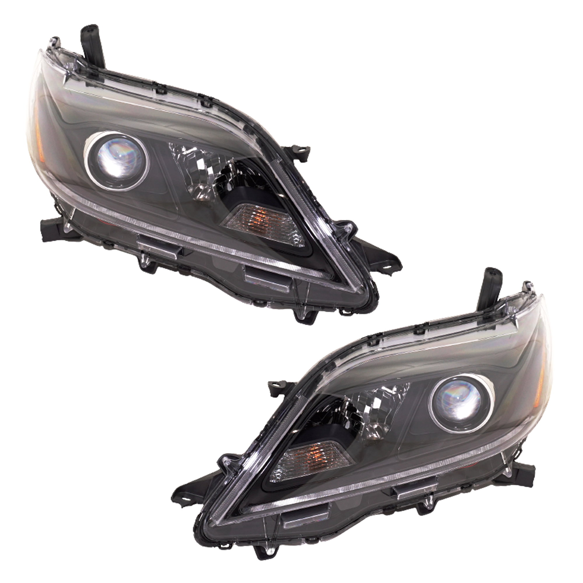 AM SIENNA 20-20 HEAD LAMP RH AND LH Assembly Halogen SE Model SKU SET RT10010067 Partslink TO2503289 TO2502289 OEM 8111008190-8115008190