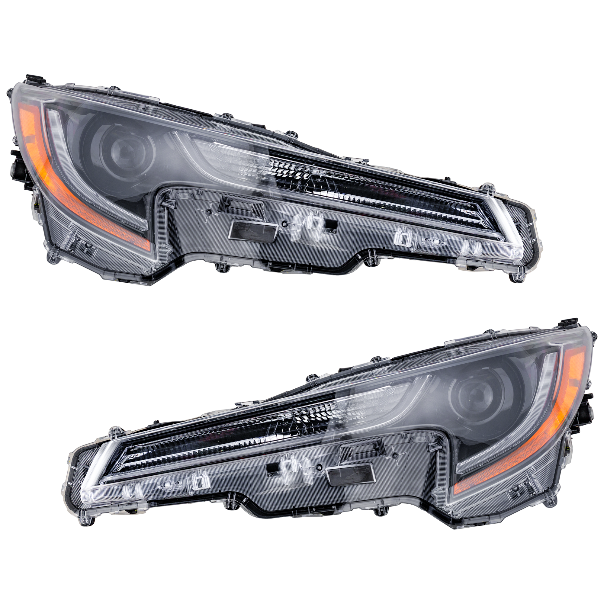 AM COROLLA 20-22 HEAD LAMP RH AND LH Lens and Housing LED L LE Model Sedan Japan Built Vehicle Exc. Hybrid Model SKU SET RT10010113 Partslink TO2519197 TO2518197 OEM 8114002S30-8107002S30