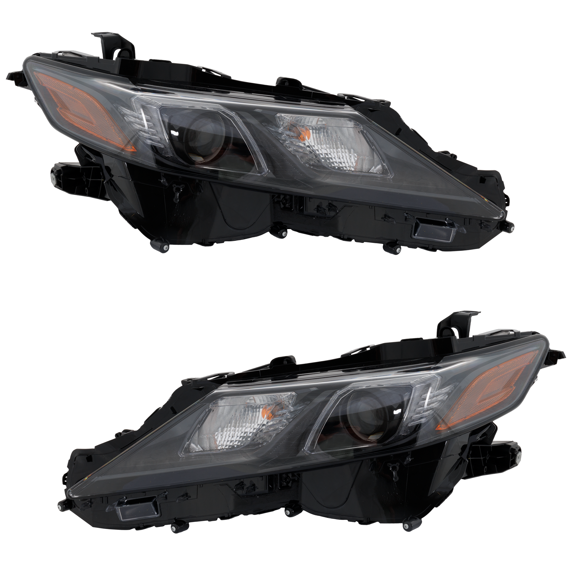 AM CAMRY 18-24 HEAD LAMP RH AND LH Assembly Halogen XSE w TRD Package SE TRD w o LED Signal Light North America Built Vehicle Hybrid SE 21-24 Models CAPA SKU SET RT10010125Q Partslink TO2503299C TO2502299C OEM 8111006F60-8115006C20