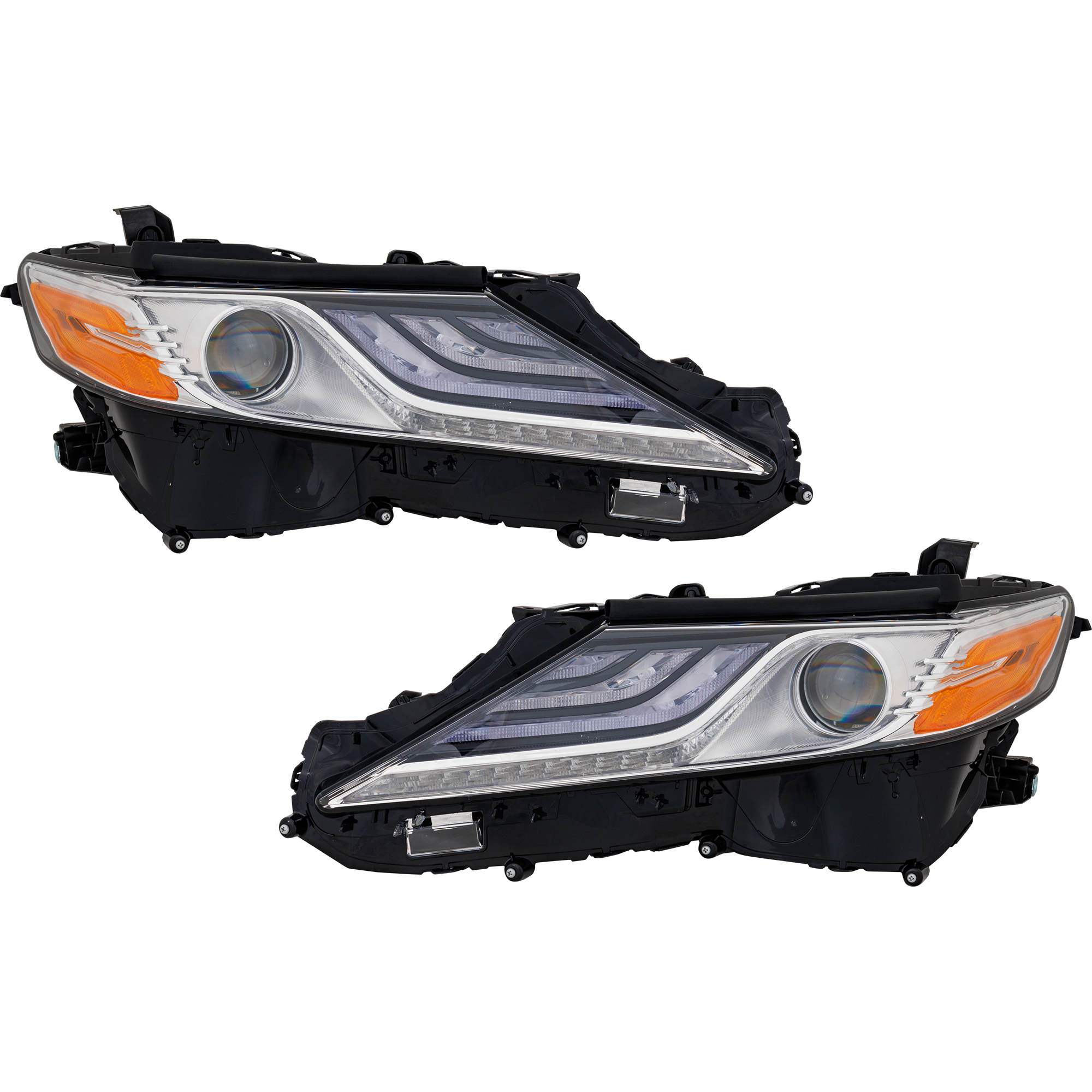 AM CAMRY 19-19 HEAD LAMP RH AND LH Assembly LED XSE Model w LED Signal Light SKU SET RT10010127 Partslink TO2503288 TO2502288 OEM 8111006D81-8115006D81