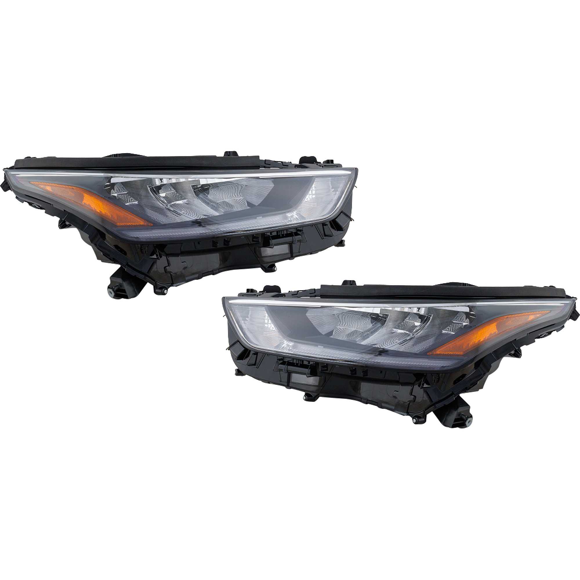 AM HIGHLANDER 20-20 HEAD LAMP RH AND LH Assembly LED L LE XLE Models CAPA SKU SET RT10010139Q Partslink TO2503293C TO2502293C OEM 811100E460-811500E460