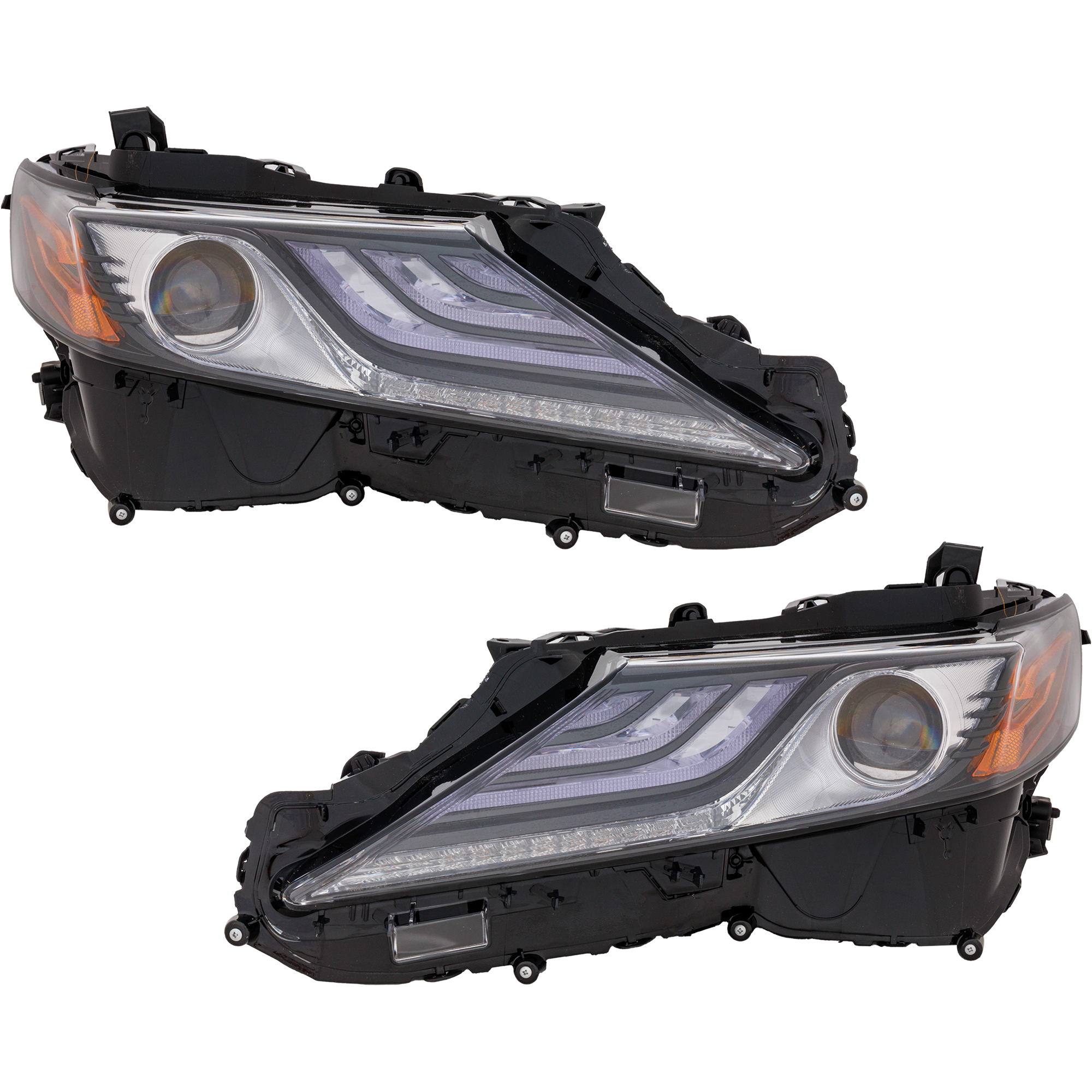 AM CAMRY 21-24 HEAD LAMP RH AND LH Assembly LED XSE Hybrid XSE Models w LED Signal Light SKU SET RT10010143 Partslink TO2502300 TO2503300 OEM 8111006G30-8115006G30