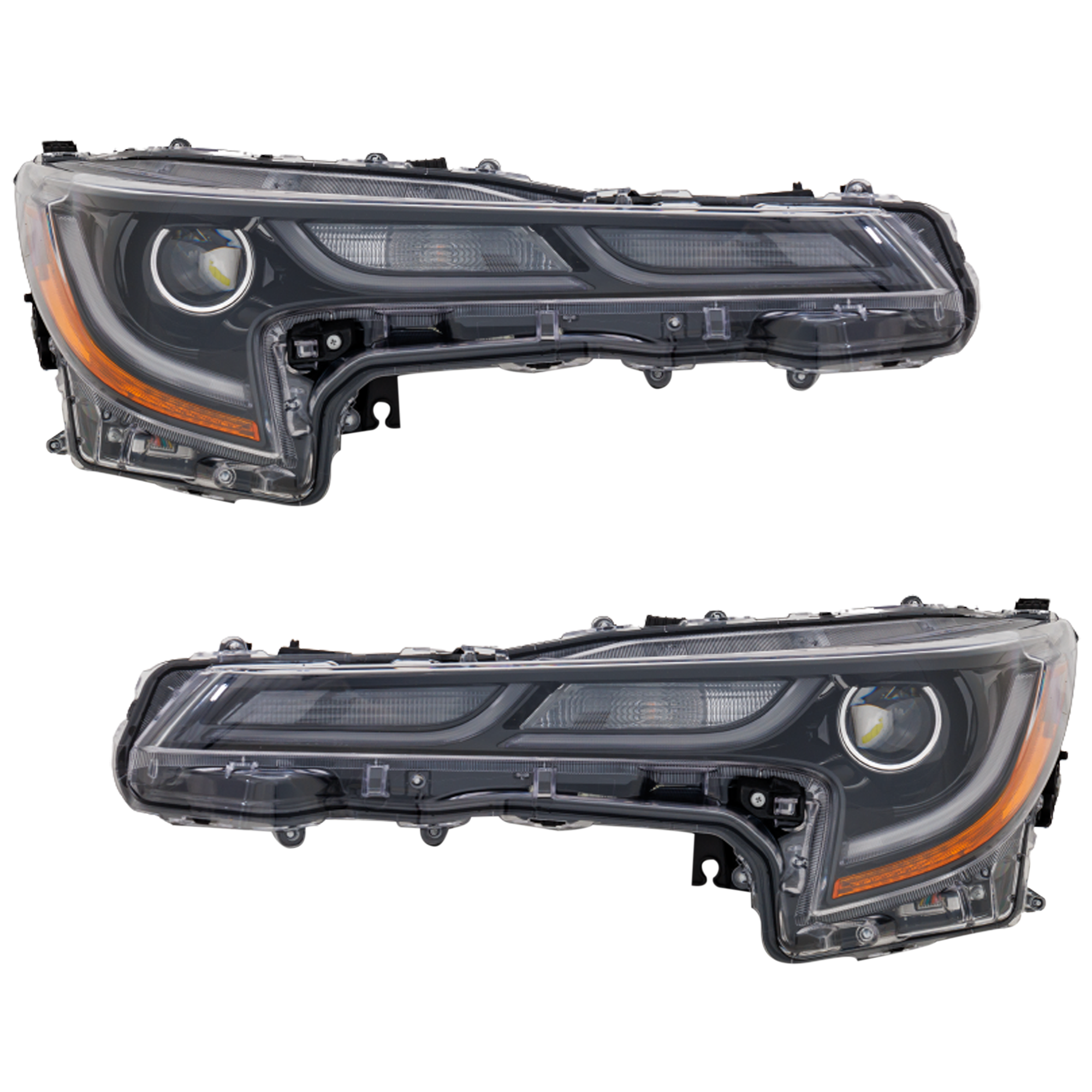 AM COROLLA 19-22 HEAD LAMP RH AND LH Assembly LED w o Adaptive Headlamps Hatchback w o Nightshade Edition Sedan SE XLE XSE Models SKU SET RT10010197 Partslink TO2503272 TO2502272 OEM 8113012L00-8117012L00
