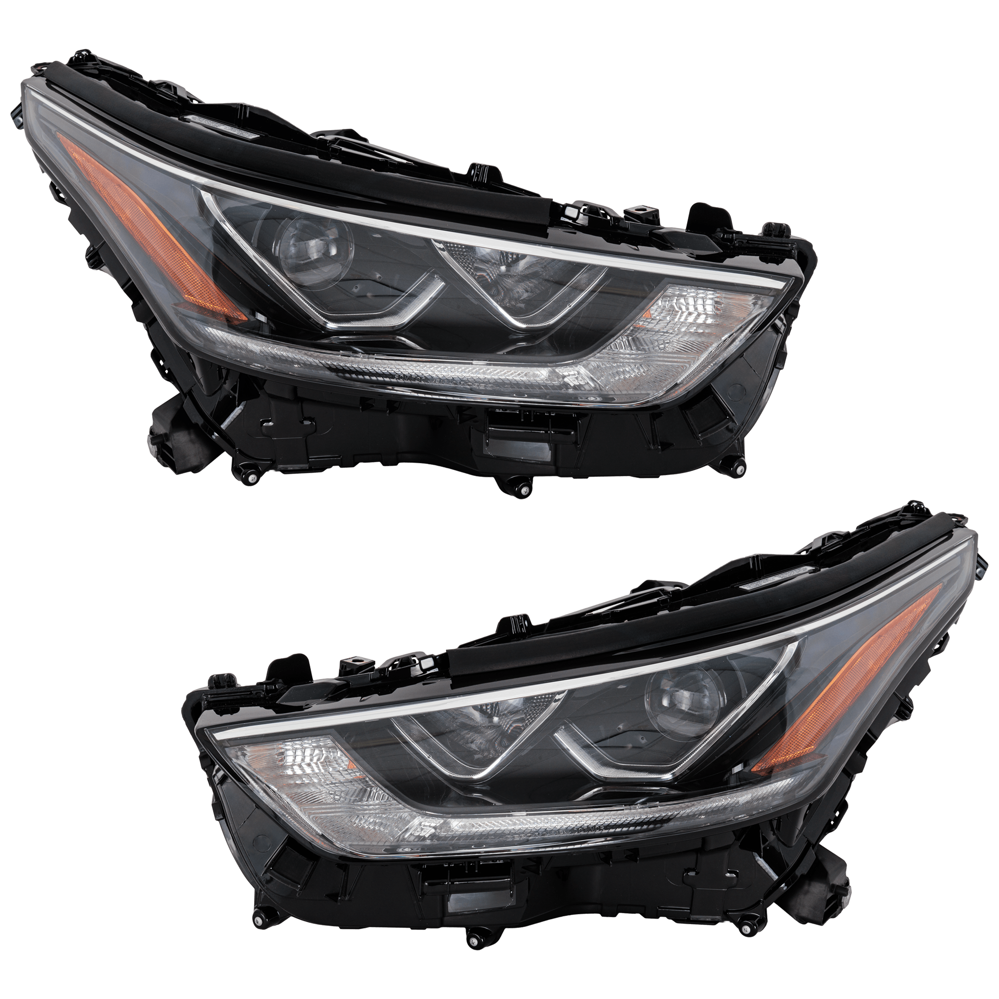 AM HIGHLANDER 20-23 HEAD LAMP RH AND LH Assembly Halogen Projector Type Limited Model CAPA SKU SET RT10010213AQ OEM 811100E530 PFM 811500E530 PFM