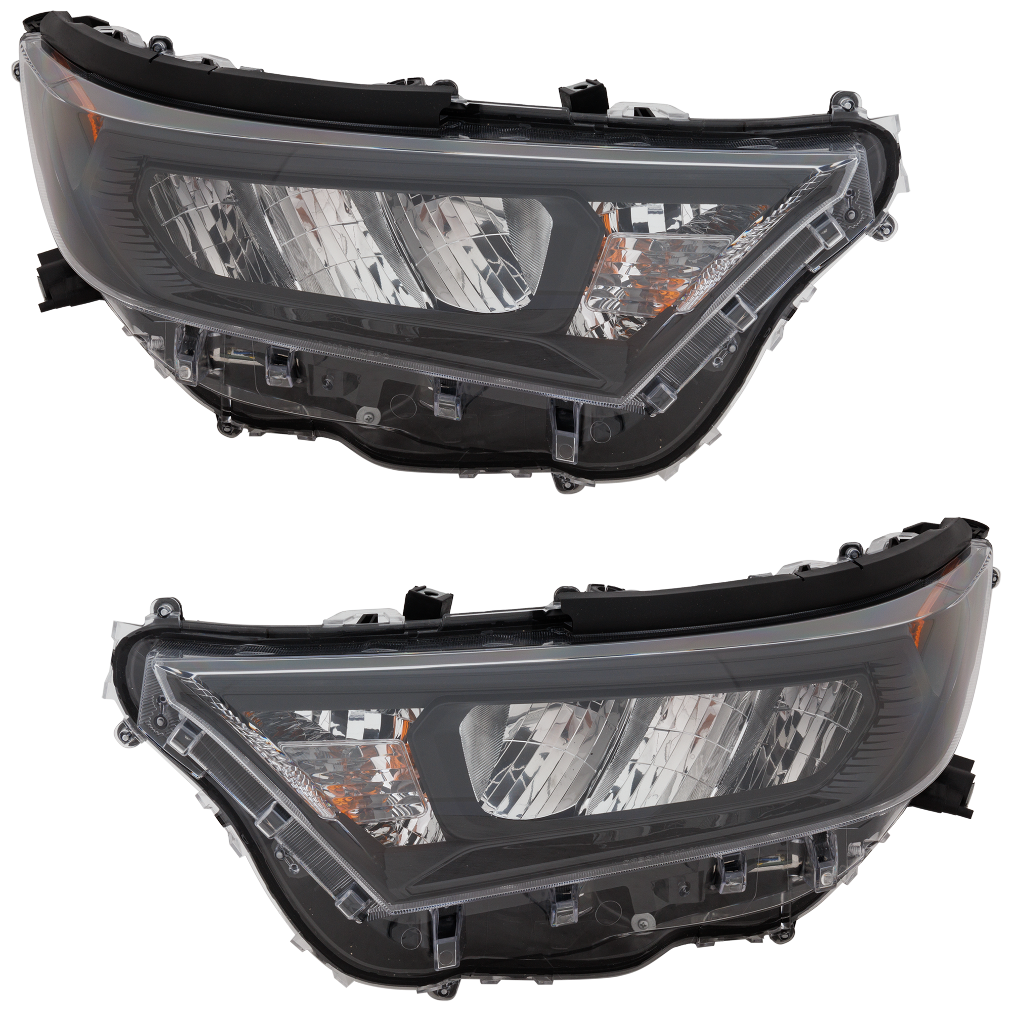 AM RAV4-22-22 HEAD LAMP RH AND LH Assembly LED Hybrid Models CAPA SKU SET RT10010217AQ Partslink TO2503312C TO2502312C OEM 811100R430-811500R430
